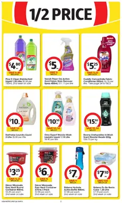 Preview of Coles catalogue - valid from 29/07/2026 | Page: 9 | Products: Plant, Conditioner, Water, Laundry