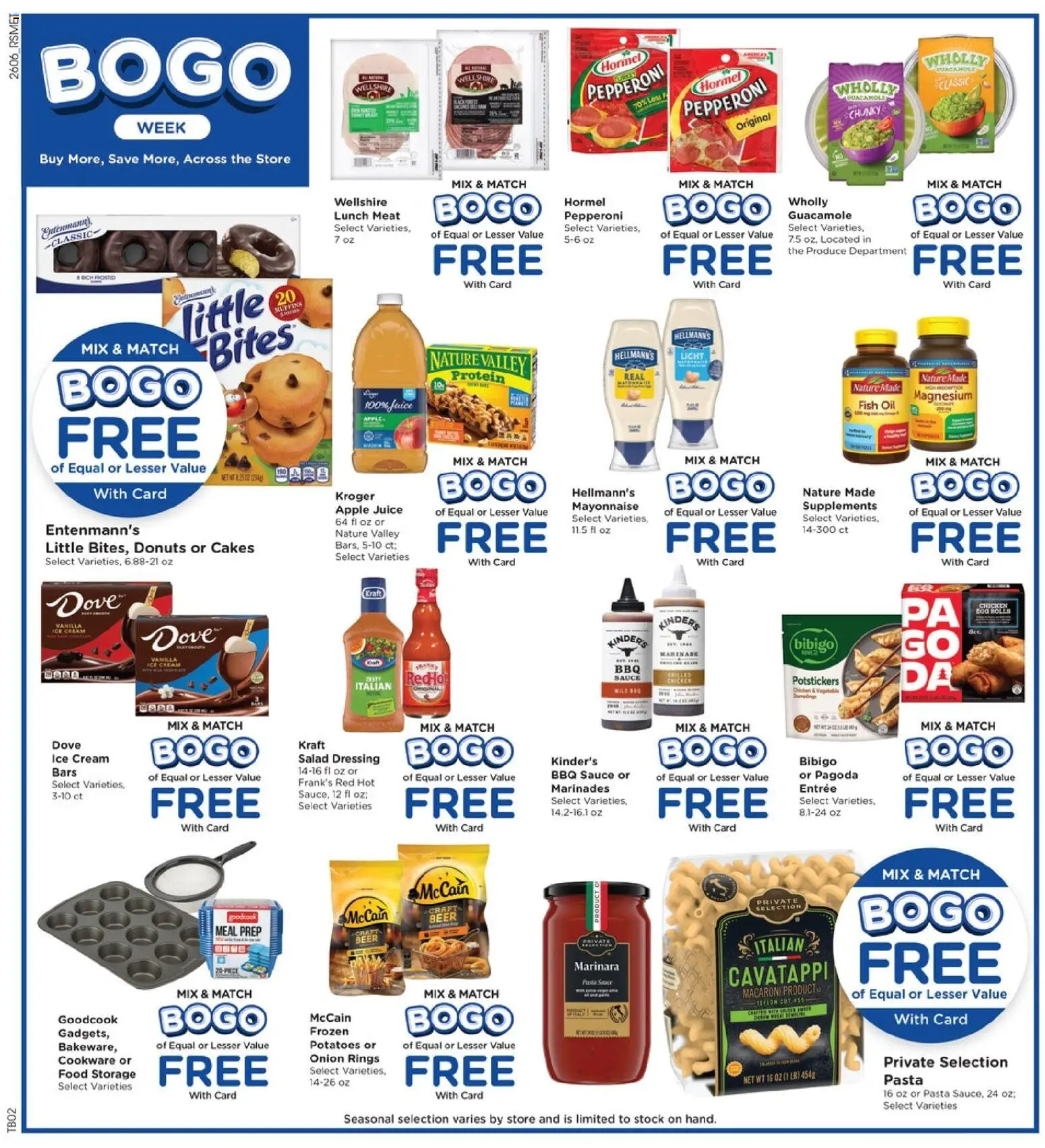 Pick ‘n Save Weekly Ad - valid from 11.03.2026 | Page: 3 | Products: Fish Oil, Pasta, Ice cream, Mayonnaise