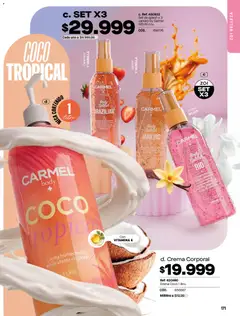 Carmel - Carmel C05 2026 -  Vista previa de la revista de la tienda Carmel valido desde el 01.05.2026 | Página: 175 | Productos: Crema, Body, Coco