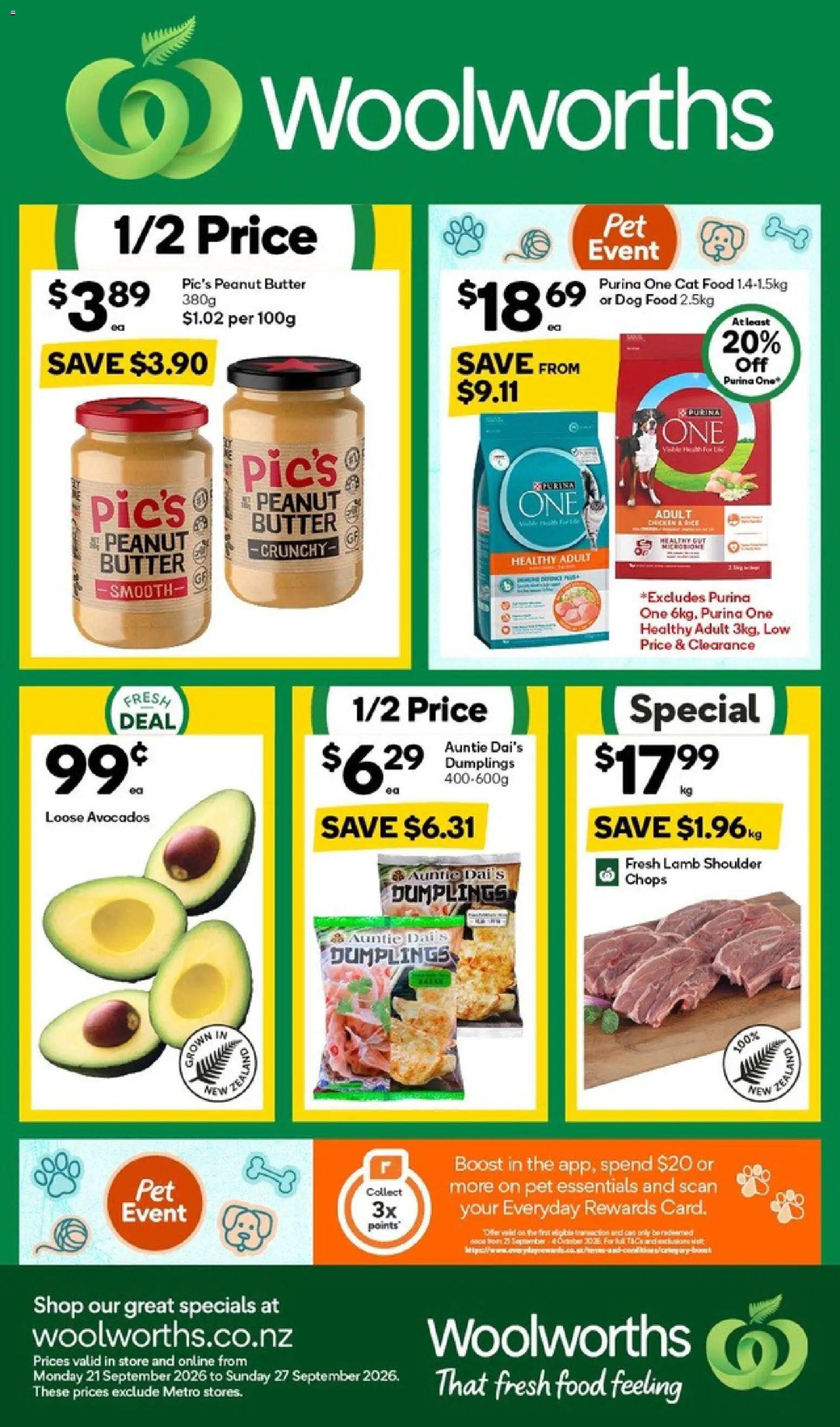 Woolworths catalogue from 21 Sept 2026 | Page: 1