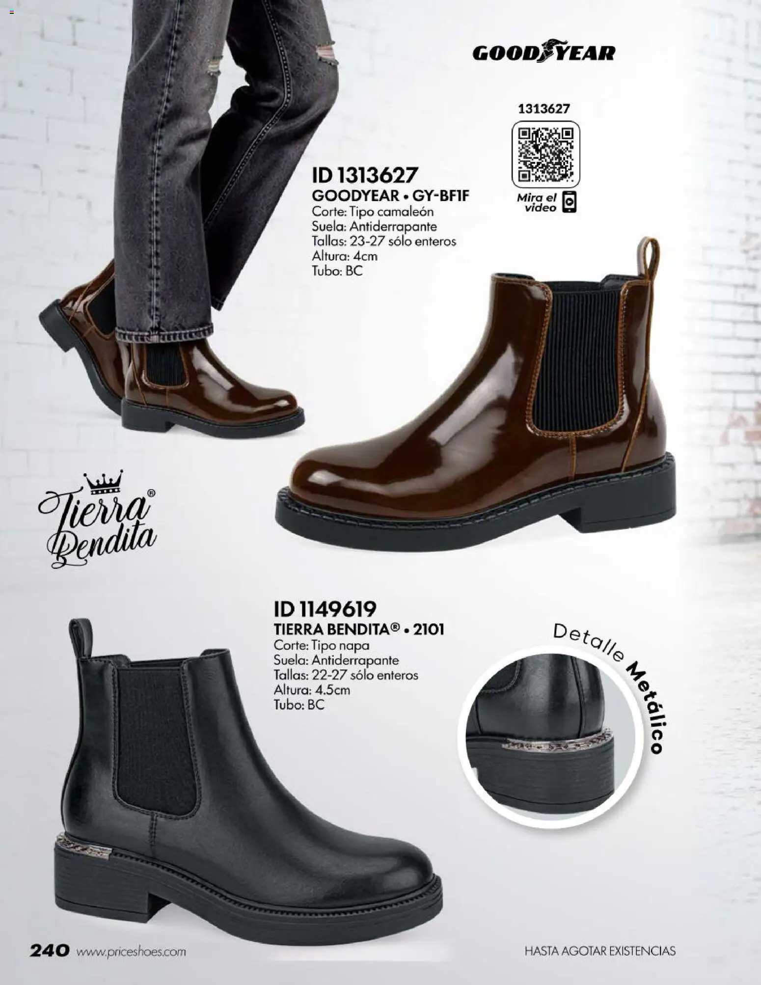 Nuevas ofertas de Price Shoes válidas en toda la República Mexicana desde el 18/07/2026. ¡Encuentra las mejores ofertas en Price Shoes catálogo Botas! | Página: 240