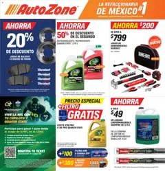 Vista previa de AutoZone catálogo, nuevo folleto de la tienda, válido en México a partir del 30/08/2026