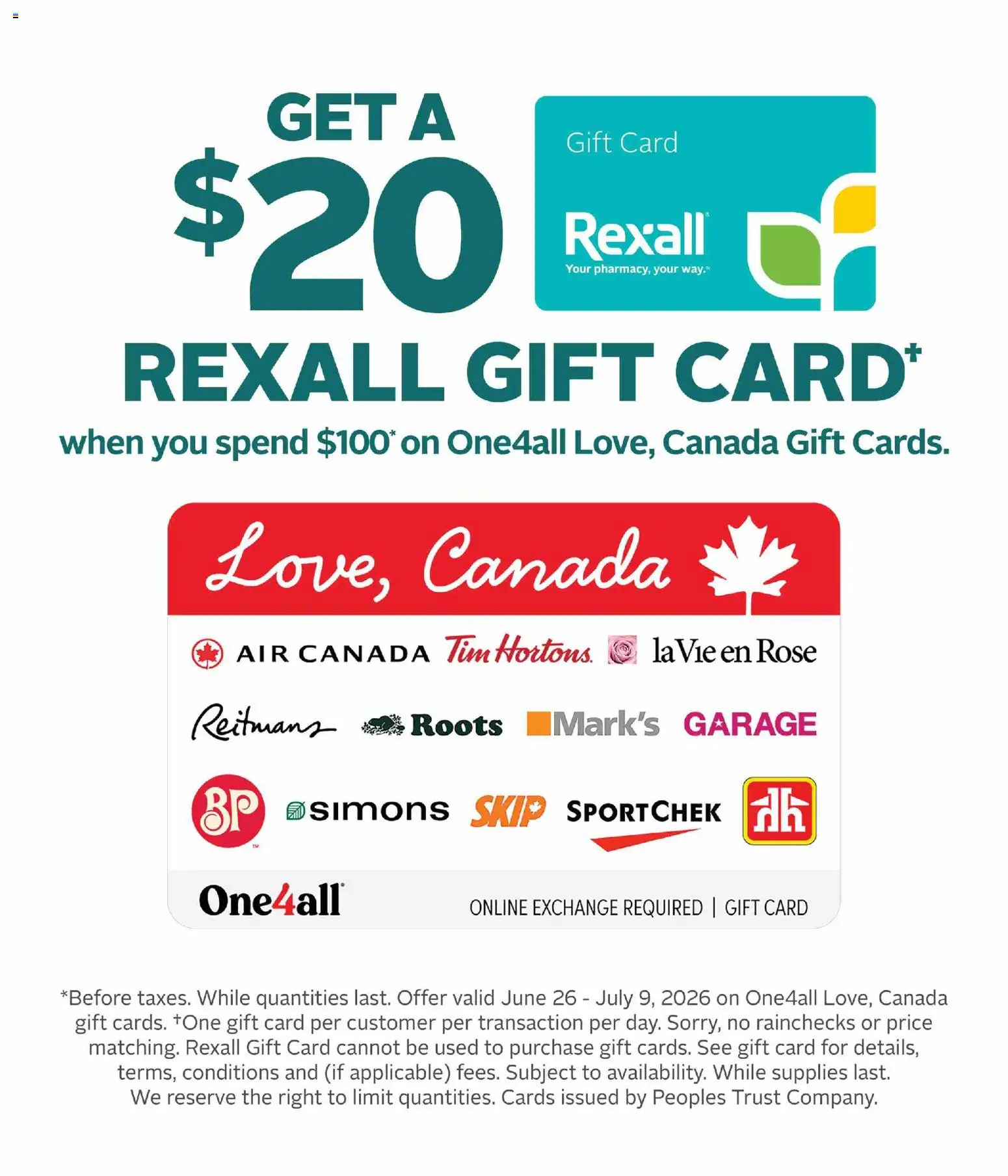 Rexall flyer valid from Jul 3, 2026 | Page: 20