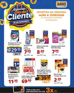 Akki Atacadista - Ofertas da semana - Pré-Visualização do folheto da loja Akki Atacadista, válido de 14/09/2026
