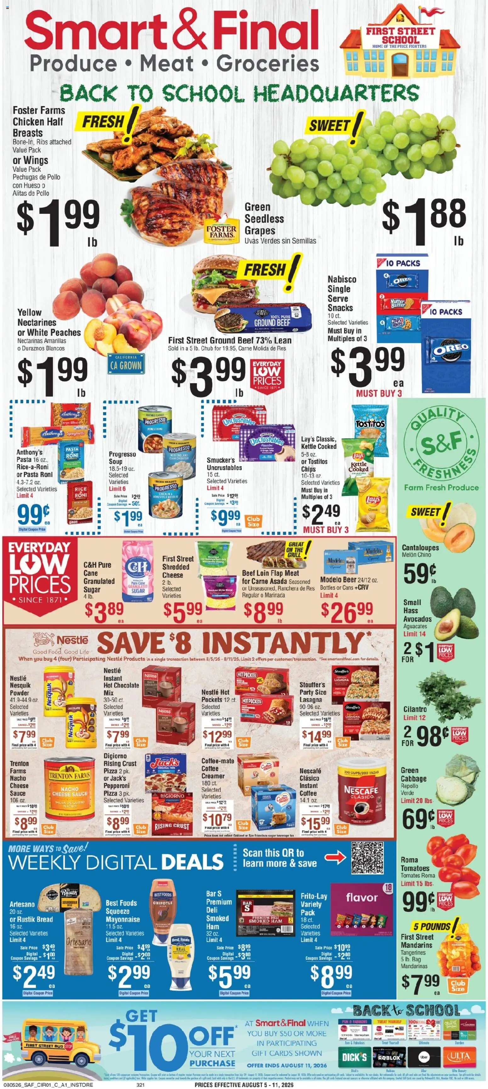 Smart & Final Weekly Ad - valid from 08/05/2026 | Page: 1