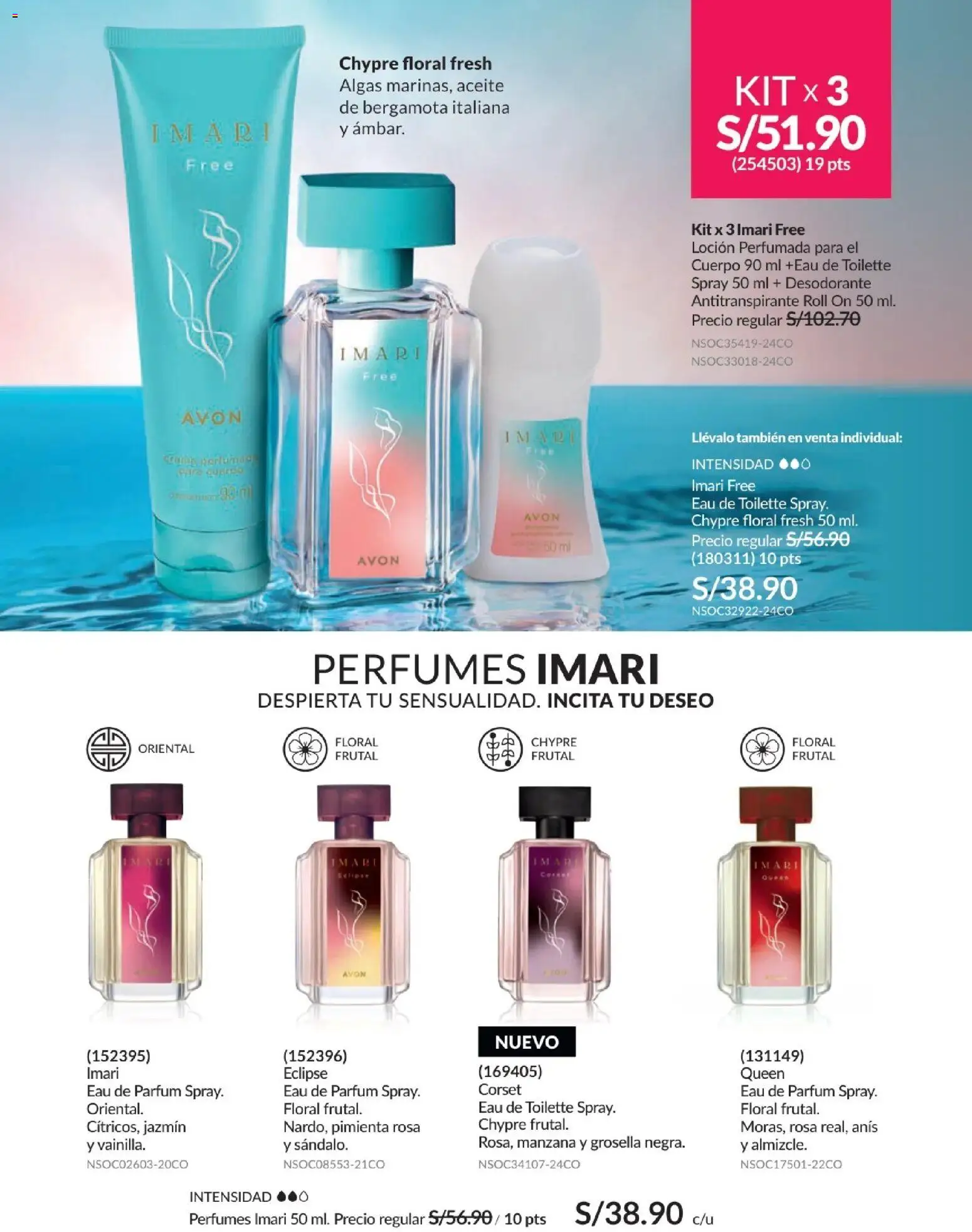 Catálogo Avon válido desde 06.05.2026 | Página: 83 | Productos: Desodorante, Antitranspirante, Aceite, EAU de Toilette