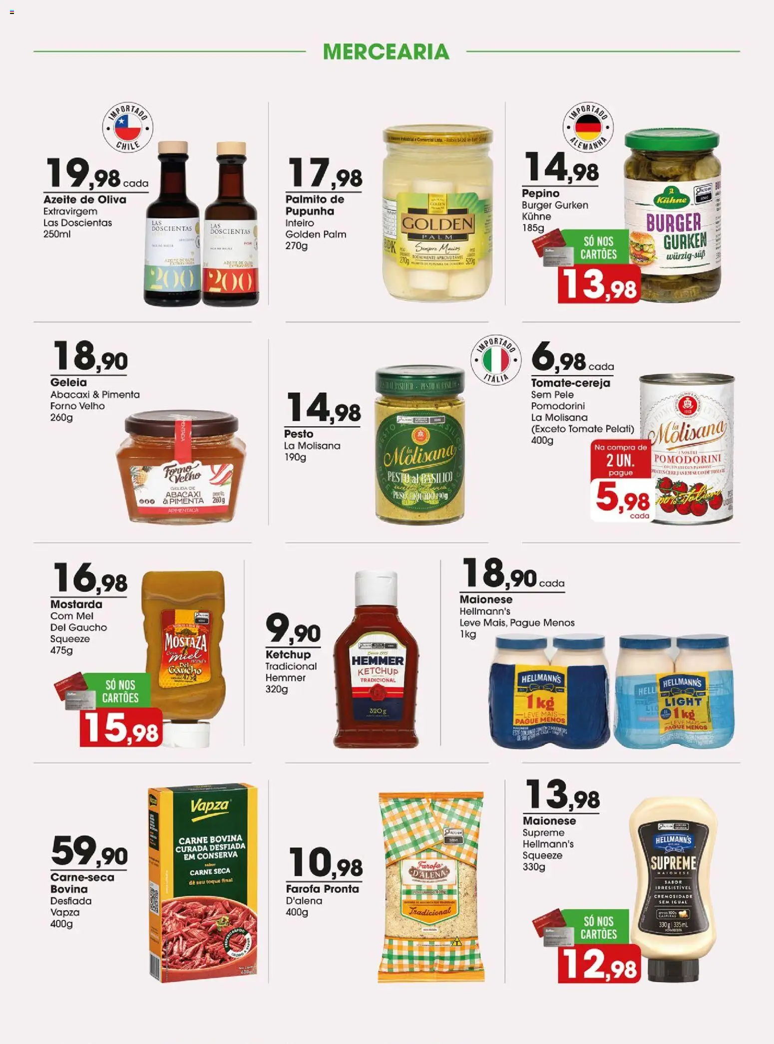 Zaffari Folheto - válido de 25/08/2026 | Página: 3 | Produtos: Forno, Mostarda, Azeite de oliva, Azeite