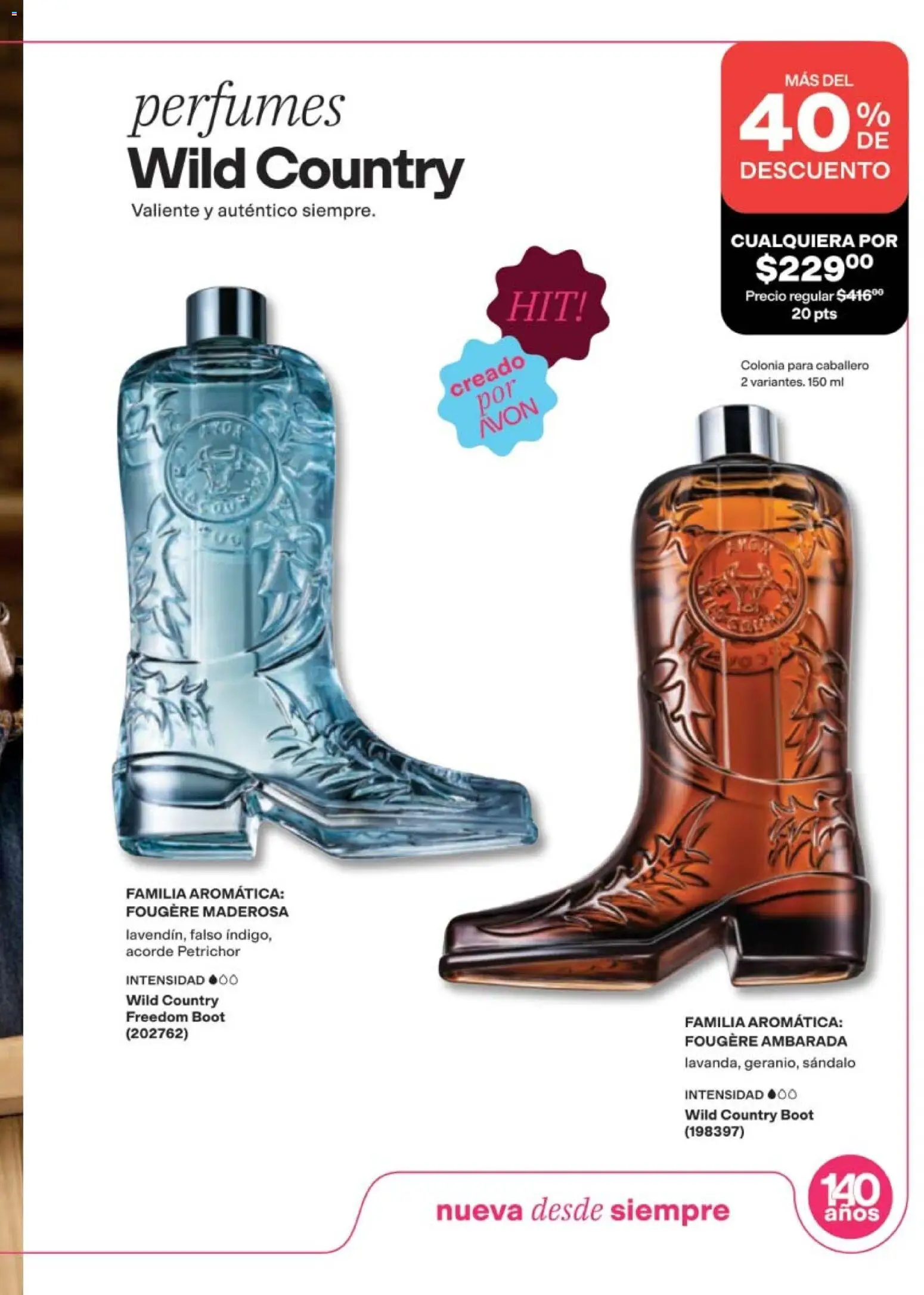 Nuevas ofertas de AVON válidas en toda la República Mexicana desde el 11/09/2026. ¡Encuentra las mejores ofertas en AVON campaña 14 2026! | Página: 19 | Productos: Perfumes