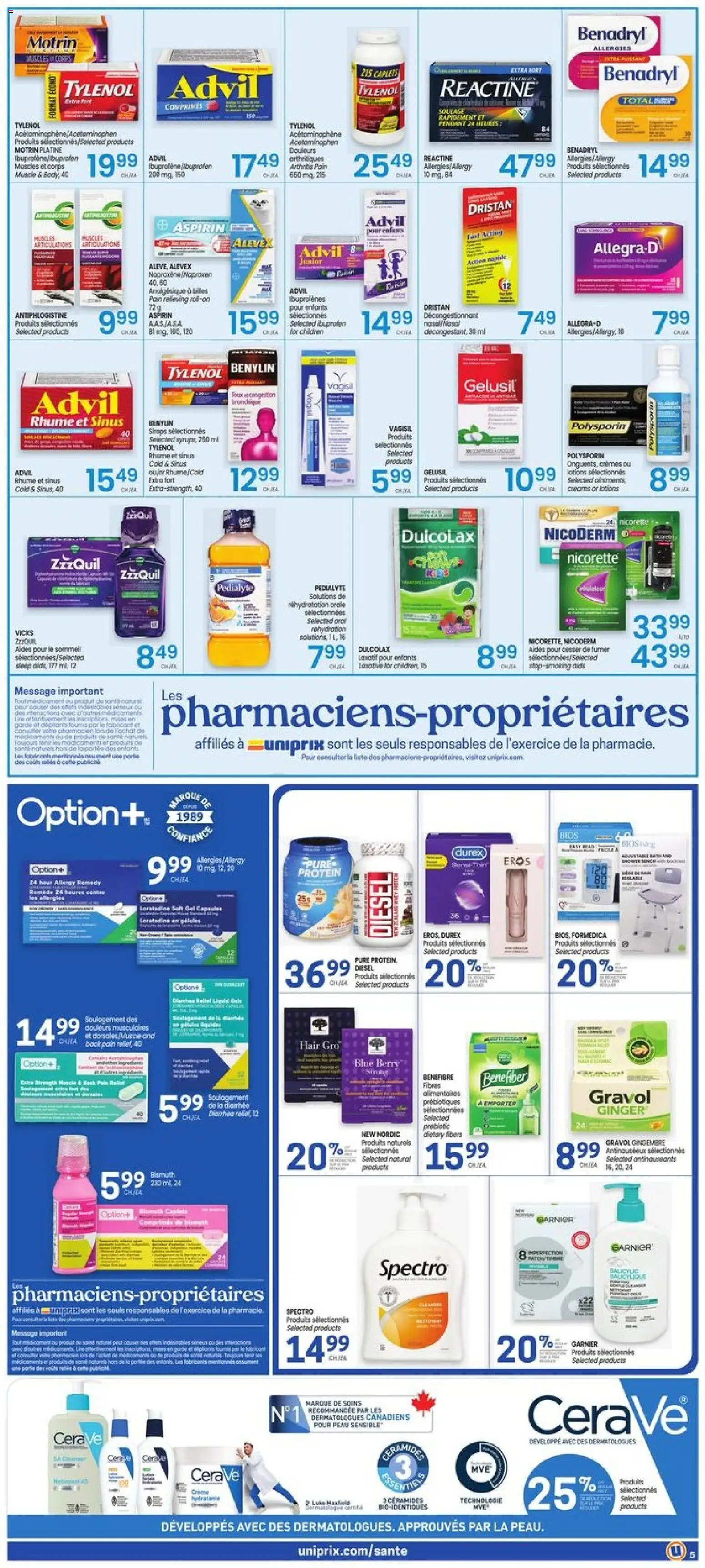 Uniprix flyer valid from Aug 20, 2026 | Page: 6 | Products: Ginger, Capsules, Protein