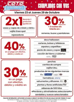 Vista previa Coto - Renova Clases válido desde el 23/10/2026