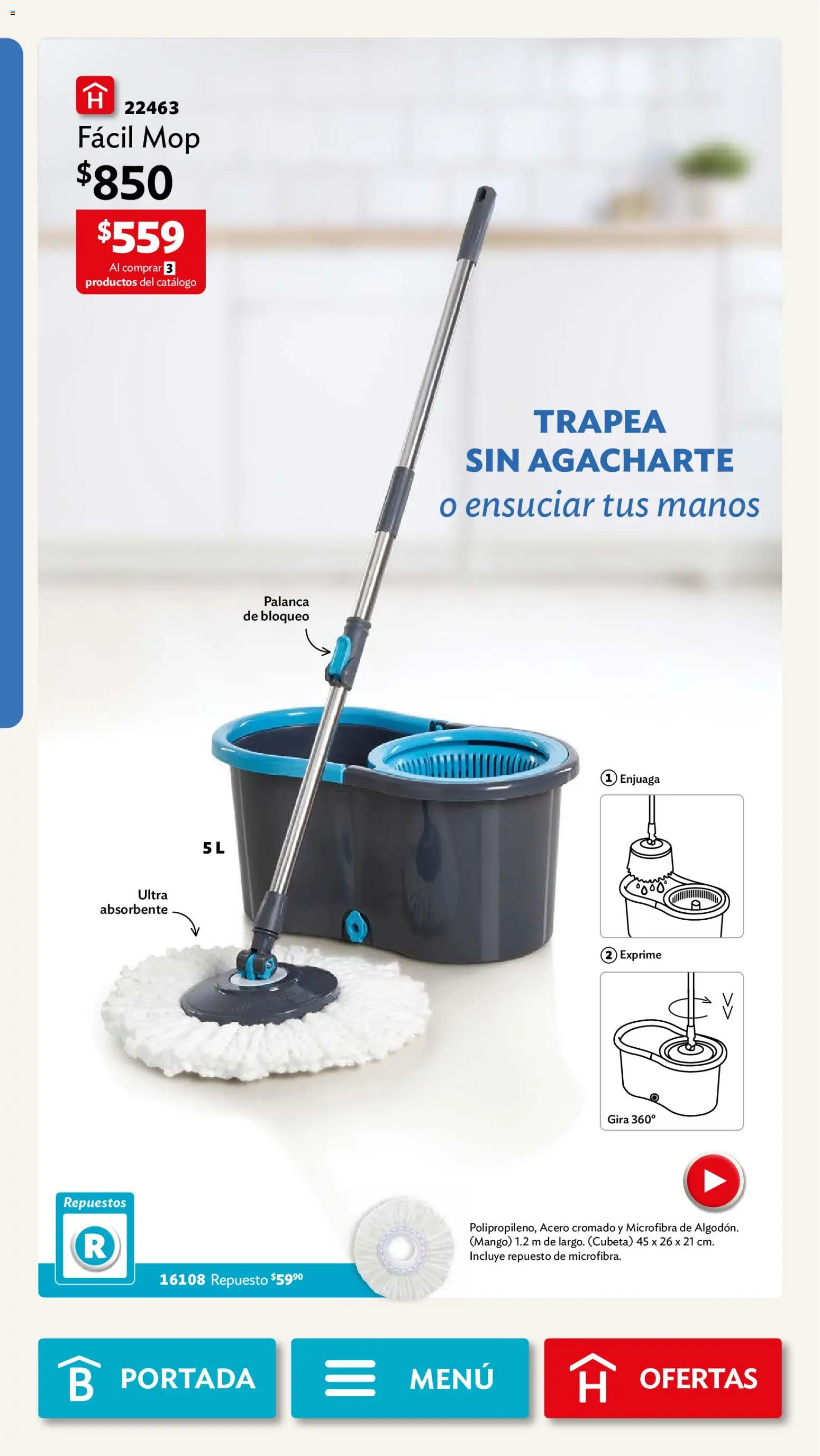Nuevas ofertas de Betterware válidas en toda la República Mexicana desde el 01.06.2026. ¡Encuentra las mejores ofertas en Betterware campaña 6 2026! | Página: 103