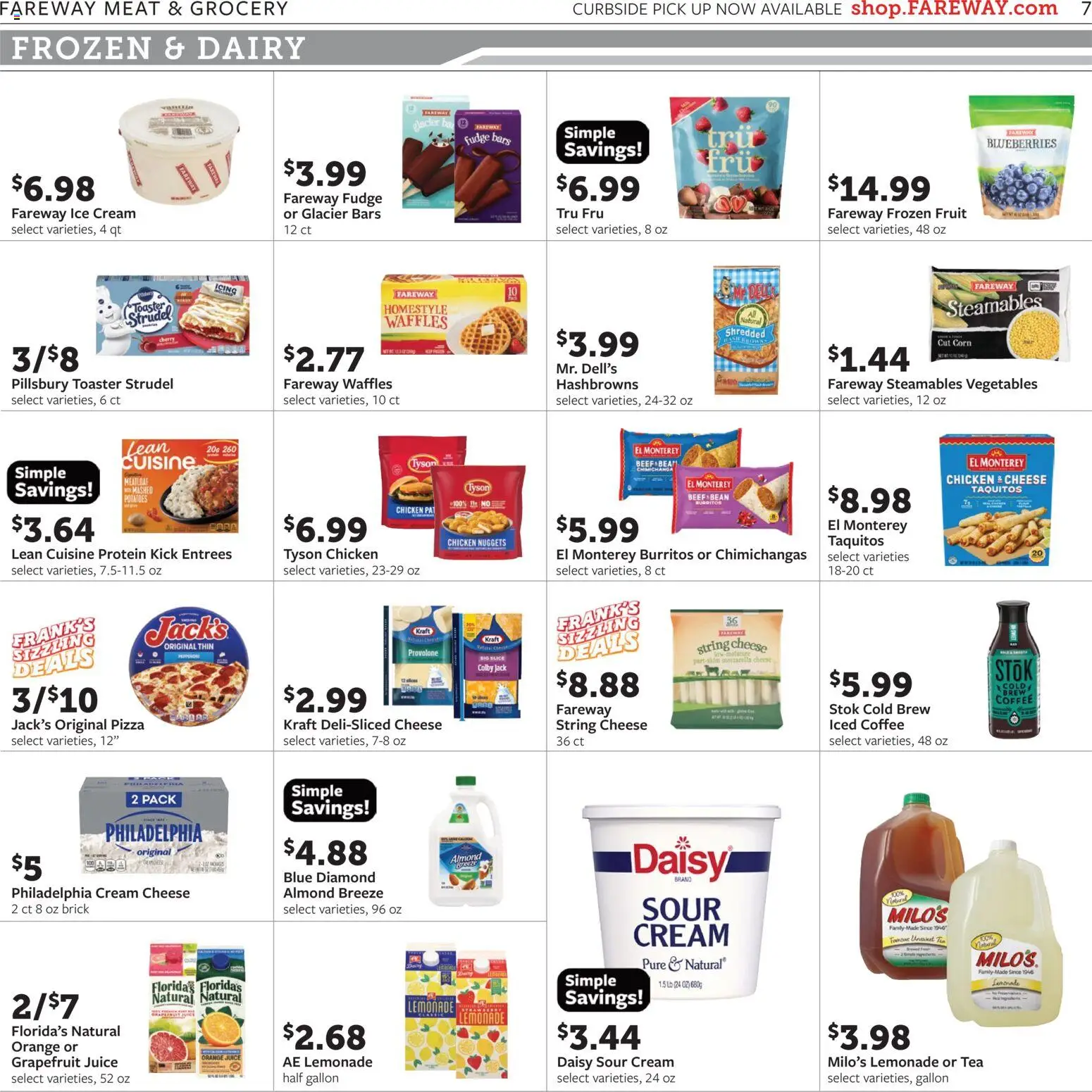 Fareway Weekly Ad - valid from 08/10/2026 | Page: 7 | Products: Protein, Beef, Cream, Lemonade