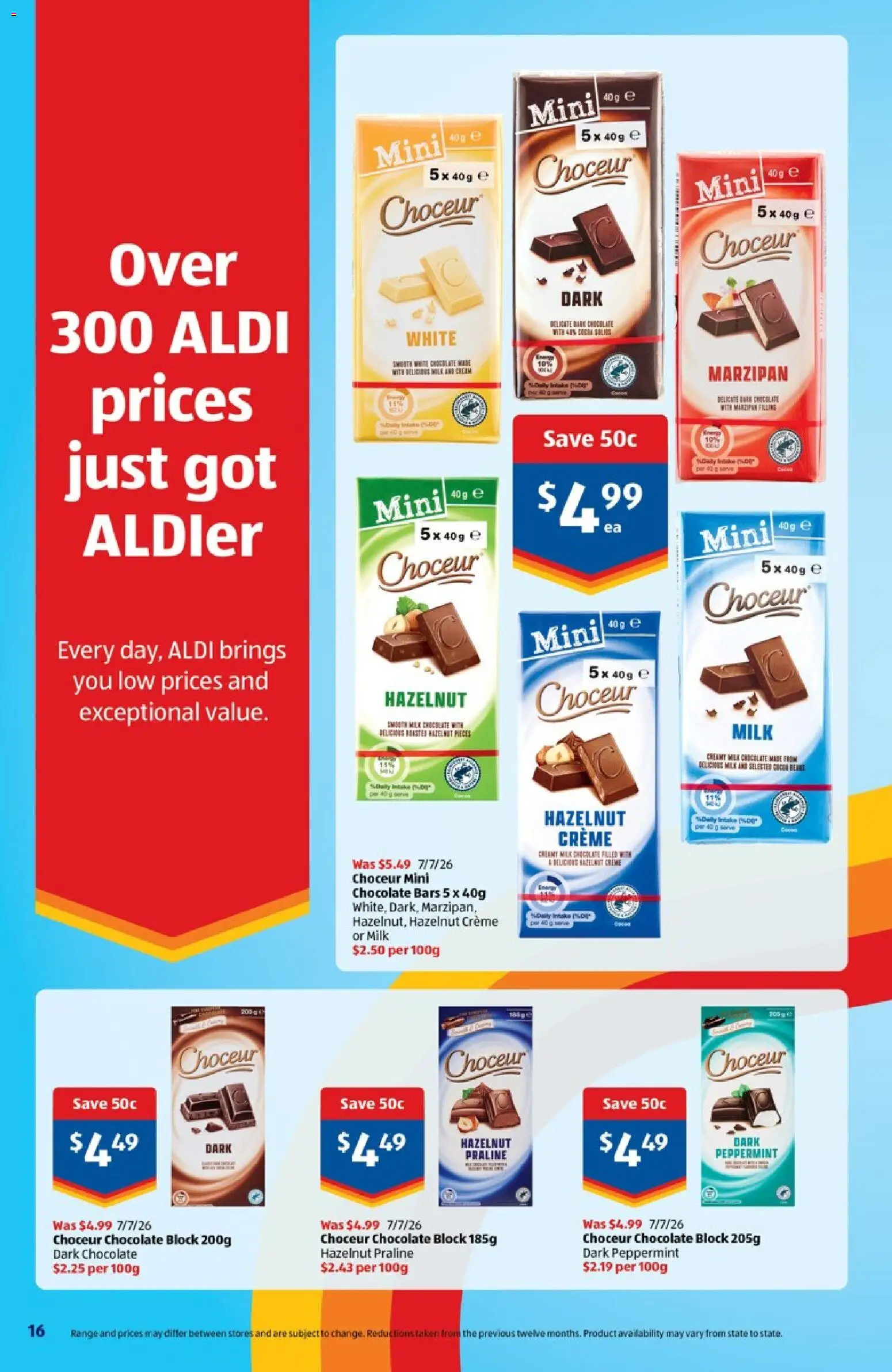 Aldi catalogue - valid from 15/07/2026 | Page: 16 | Products: Milk, Chocolate