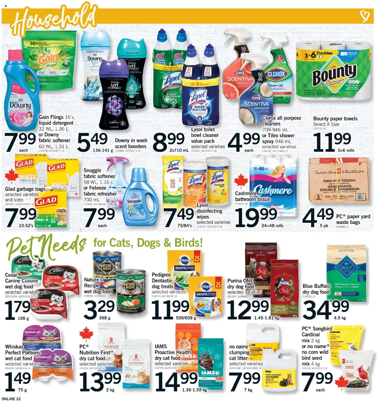 Fortinos flyer valid from 28.05.2026 | Page: 22 | Products: Rice, Hat, Fabric softener, Detergent