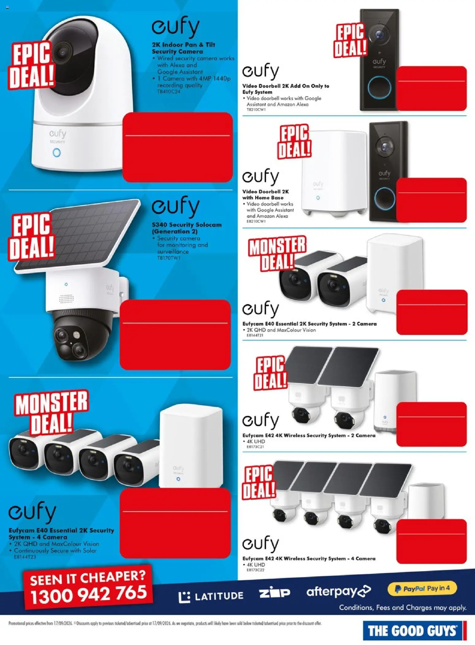 The Good Guys catalogue - valid from 16/09/2026 | Page: 6 | Products: Doorbell, Camera, Video