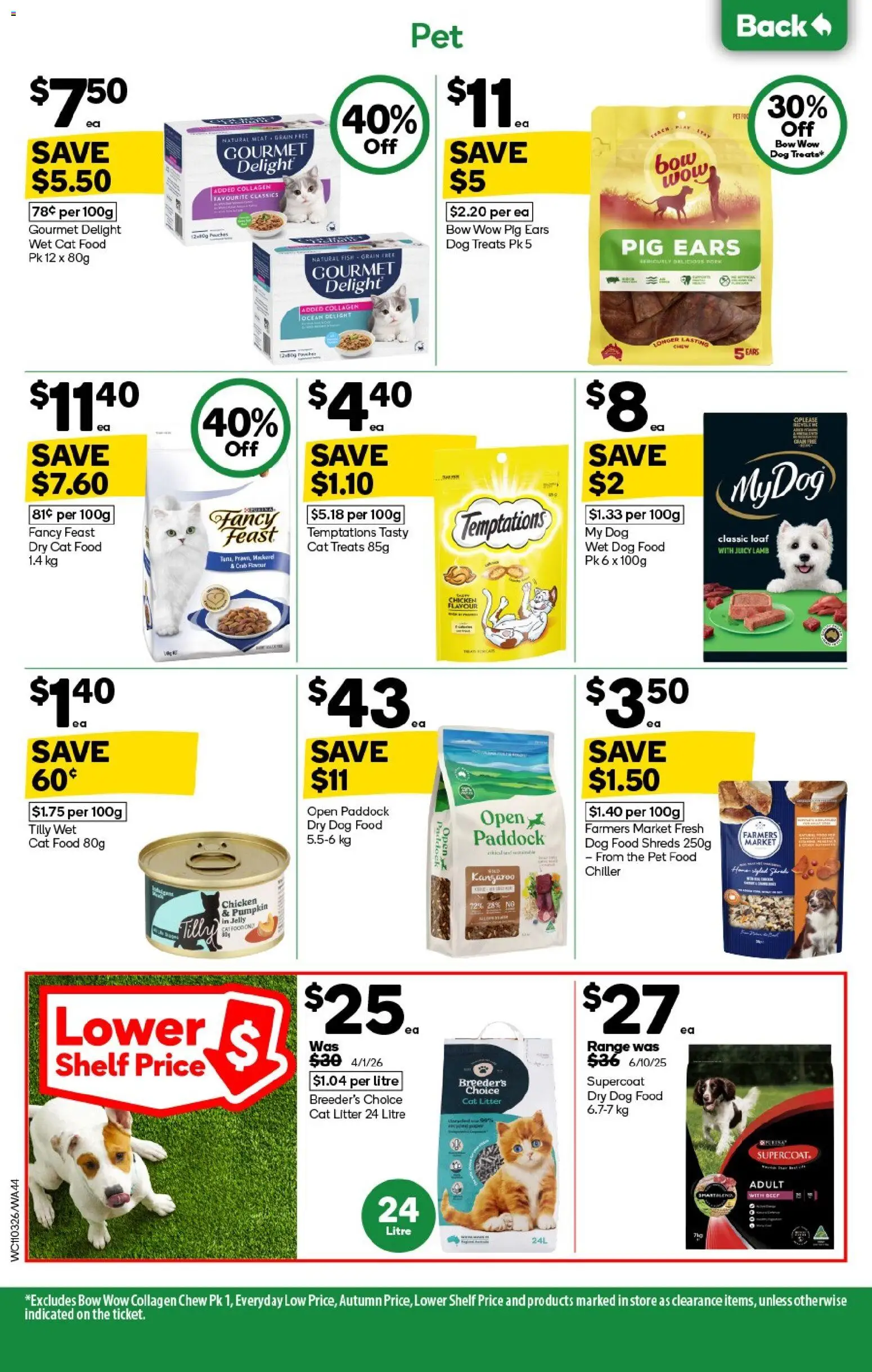 Woolworths catalogue - valid from 11.03.2026 | Page: 44 | Products: Shelf, Lamb, Dog food, Pumpkin