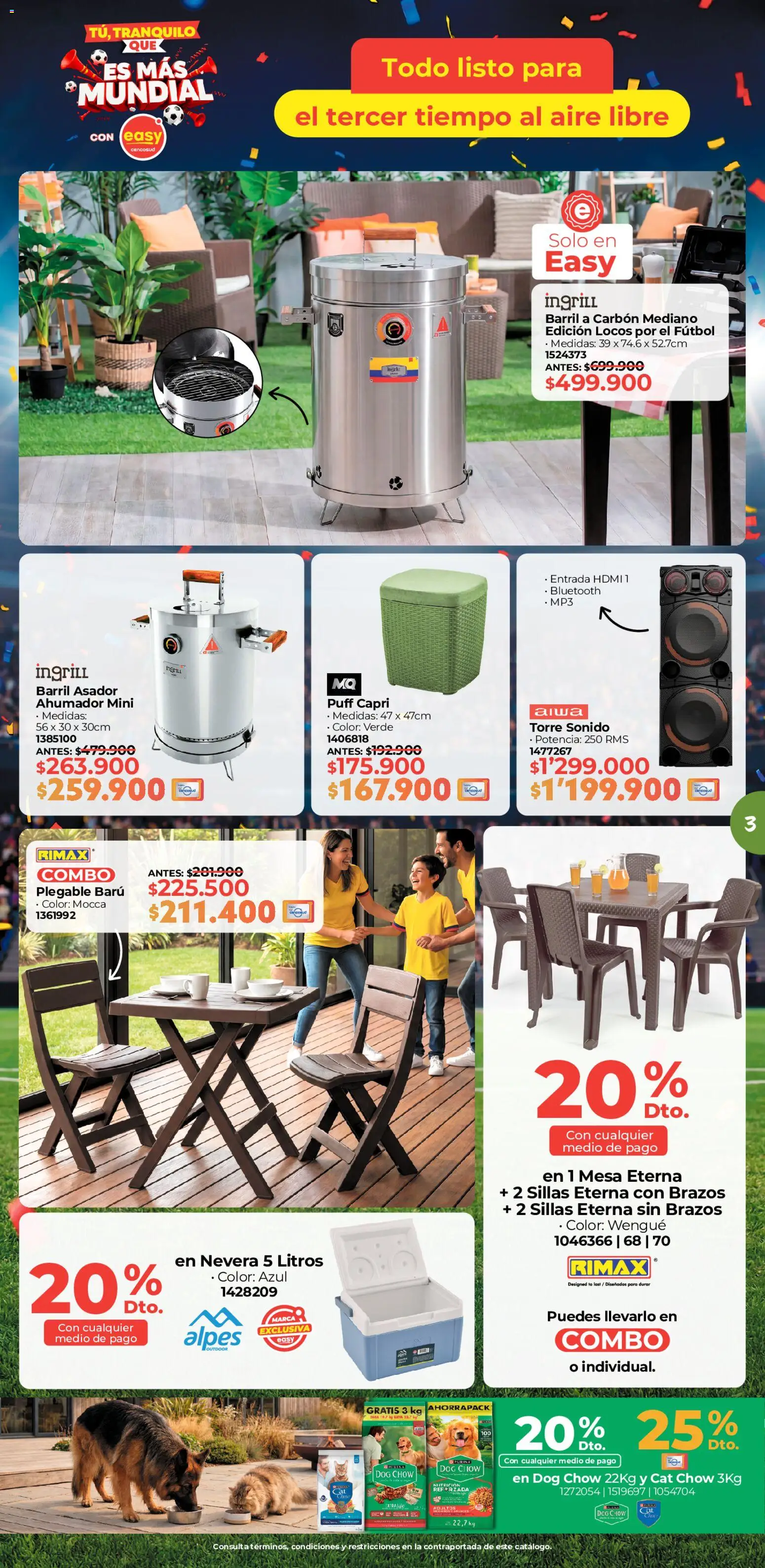 Easy revista - valida desde el 27/05/2026 | Página: 3 | Productos: Mesa, Nevera