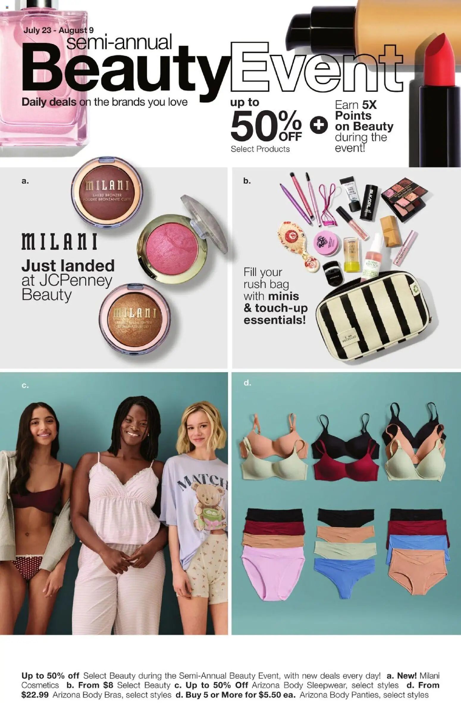 JCPenney Weekly Ad - valid from 08/03/2026 | Page: 9 | Products: Bronzer, Bag