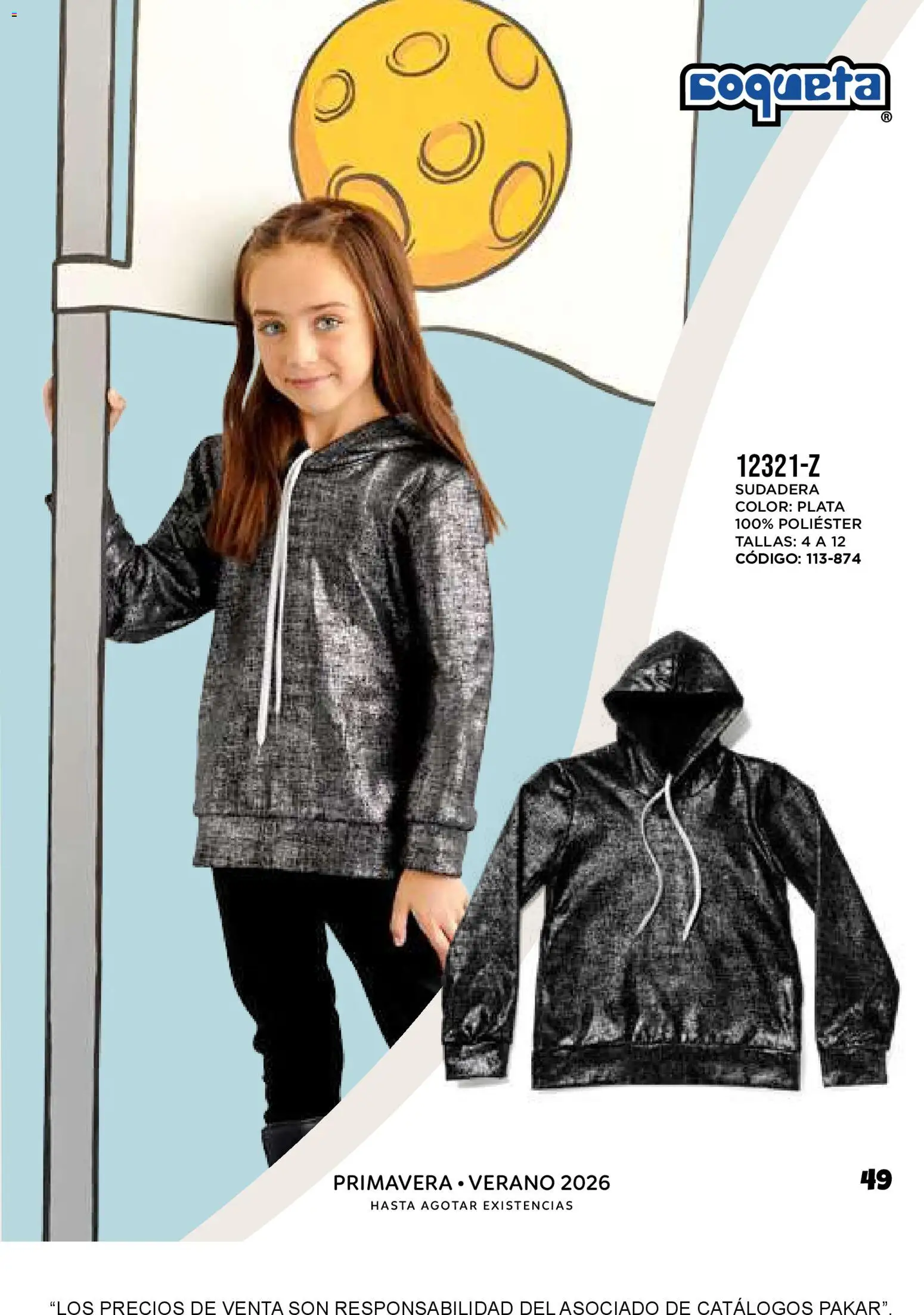 Nuevas ofertas de SC Pakar válidas en toda la República Mexicana desde el 30/01/2026. ¡Encuentra las mejores ofertas en SC Pakar catálogo Coqueta! | Página: 49 | Productos: Sudadera