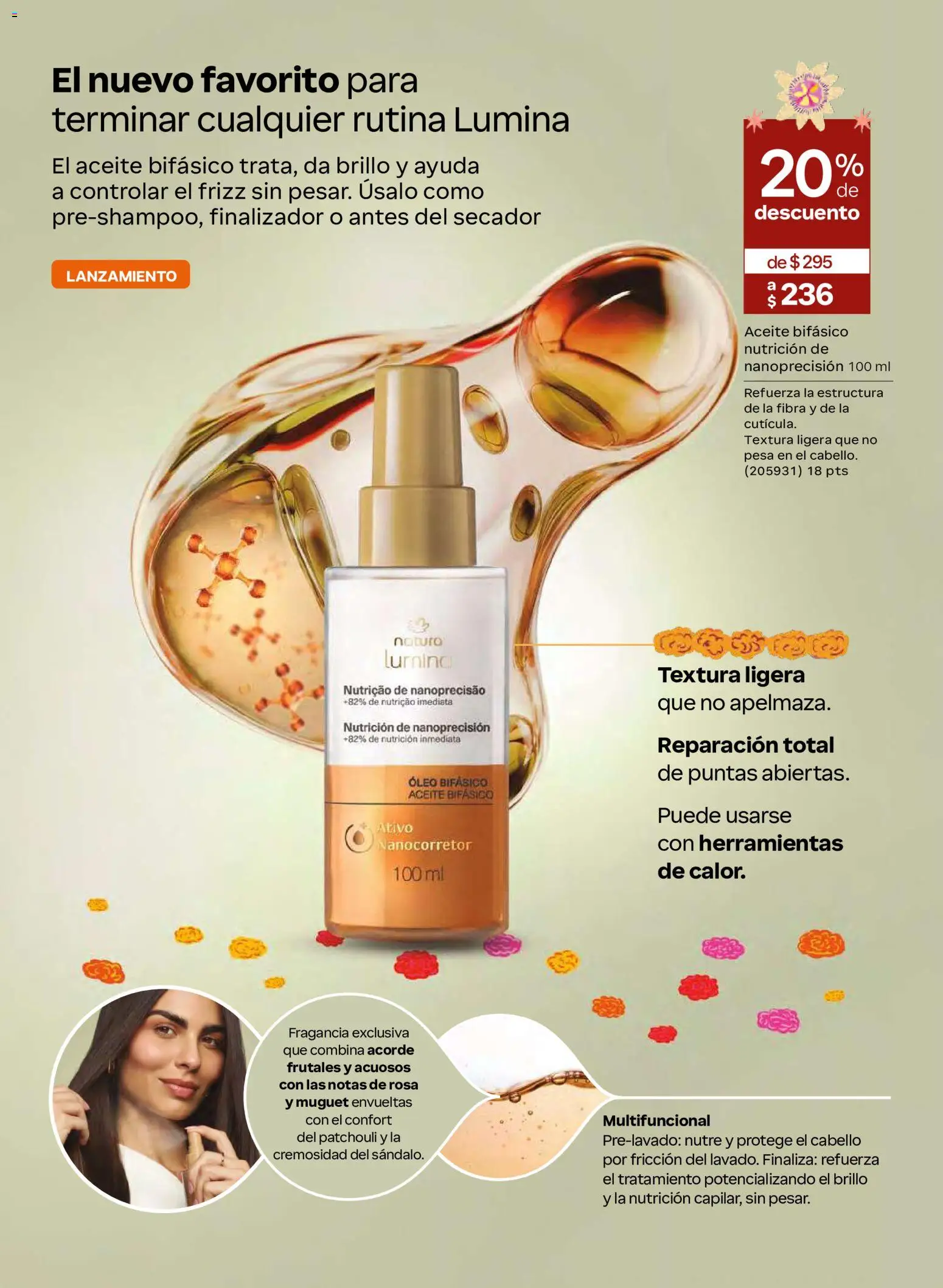 Nuevas ofertas de Natura válidas en toda la República Mexicana desde el 02/10/2026. ¡Encuentra las mejores ofertas en Natura campaña  15 2026! | Página: 131 | Productos: Aceite, Herramientas, Pesa, Fragancia