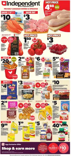 Preview of Independent Grocer weekly flyer / circulaire from shop Independent Grocer valid from Sep 10, 2026