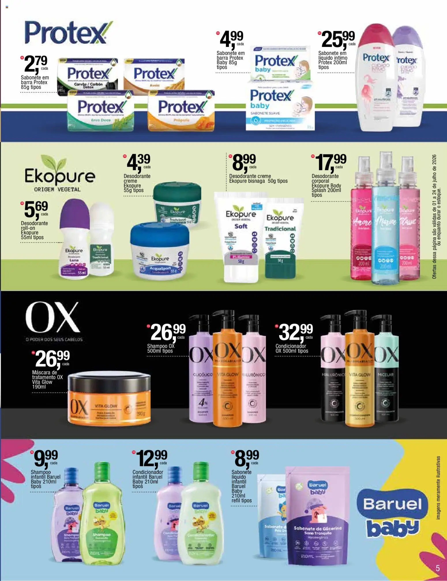 Frangolândia Folheto - válido de 01/07/2026 | Página: 5 | Produtos: Creme corporal, Creme, Sabonete, Body