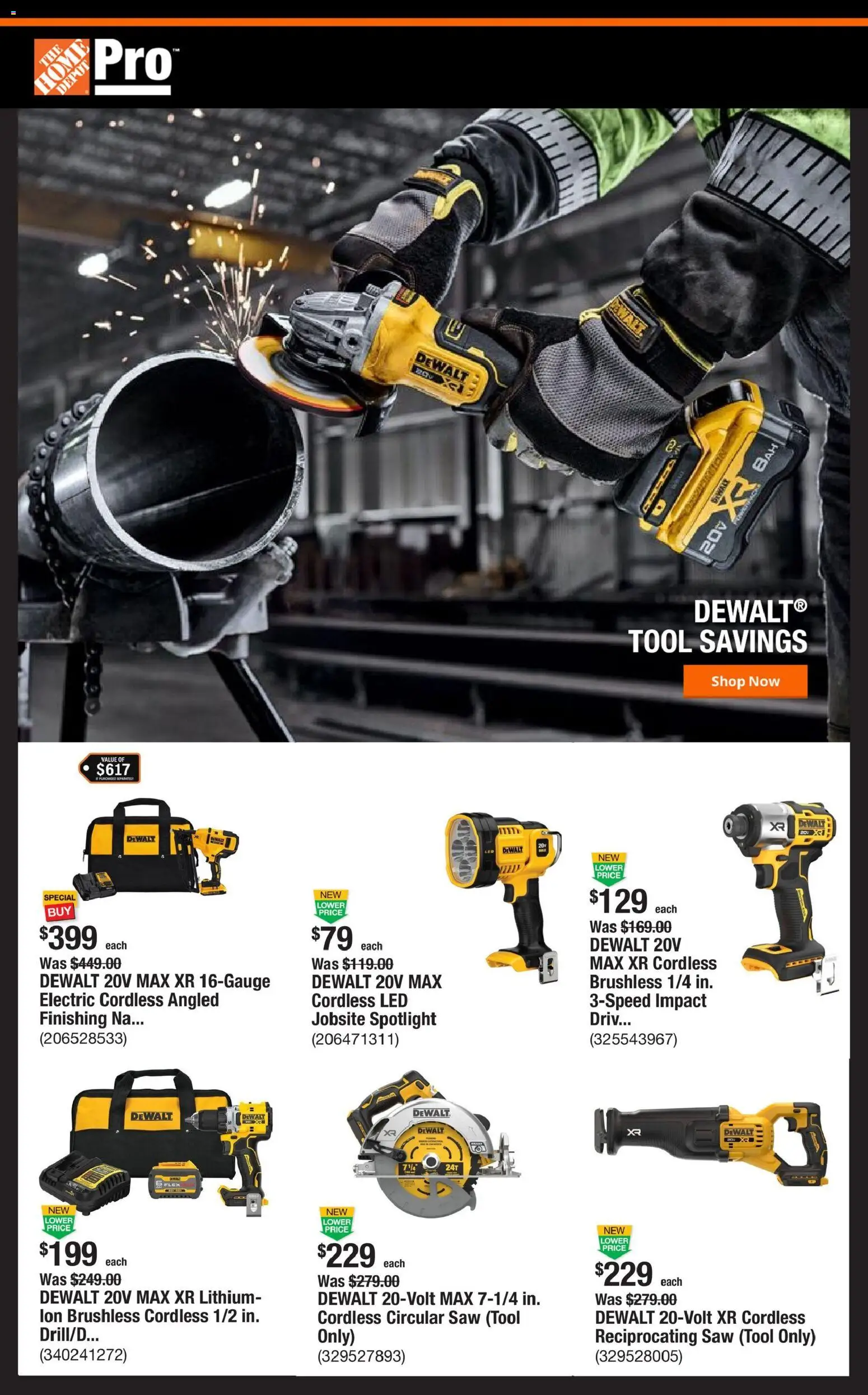 Home Depot Shop Pro Ad - valid from 09/21/2026 | Page: 1 | Products: Saw, Reciprocating Saw, Circular Saw