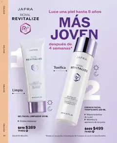 Vista previa de JAFRA catálogo, nuevo folleto de la tienda, válido en México a partir del 01/10/2026 | Página: 44 | Productos: Limpiador, Toner, Limpiador facial
