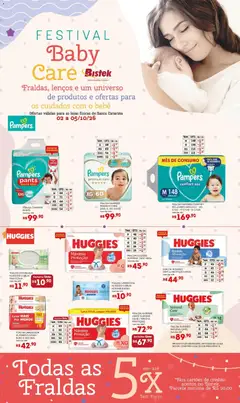 Bistek Supermercados ofertas Festival Baby Care - Pré-Visualização do folheto da loja Bistek Supermercados, válido de 02/10/2026
