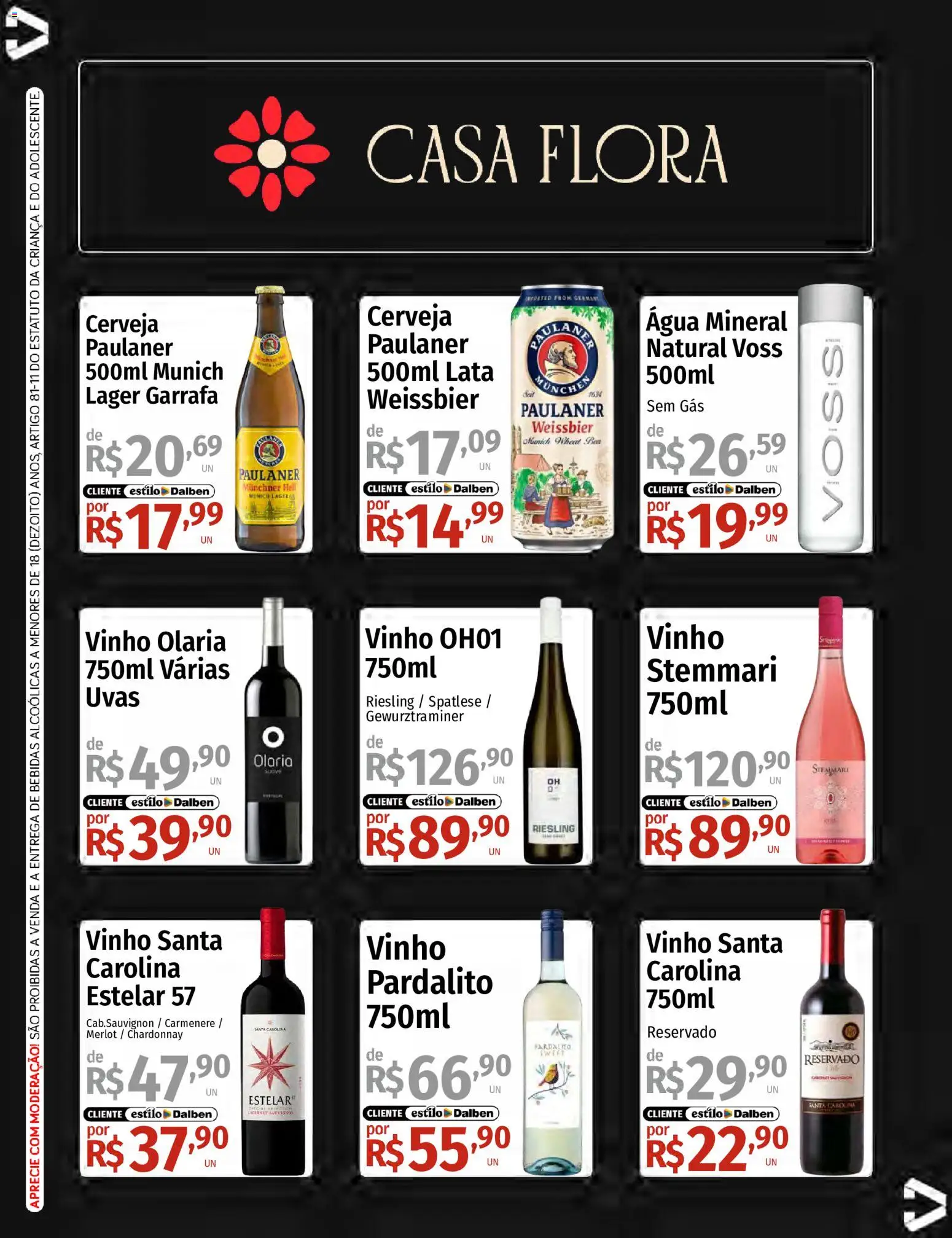 Supermercado Dalben Folheto - válido de 15.06.2026 | Página: 6 | Produtos: Fanta, Vinho, Uvas, Água mineral