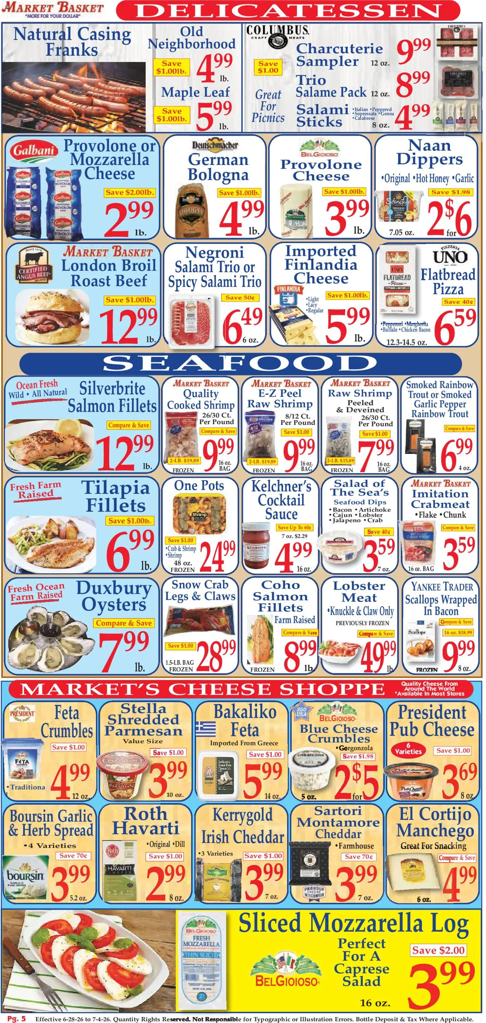 Market Basket Ad - valid from 06/28/2026 | Page: 5