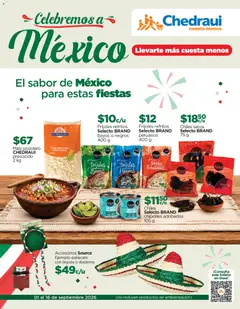 Vista previa de Chedraui folleto, nuevo folleto de la tienda, válido en México a partir del 01/09/2026