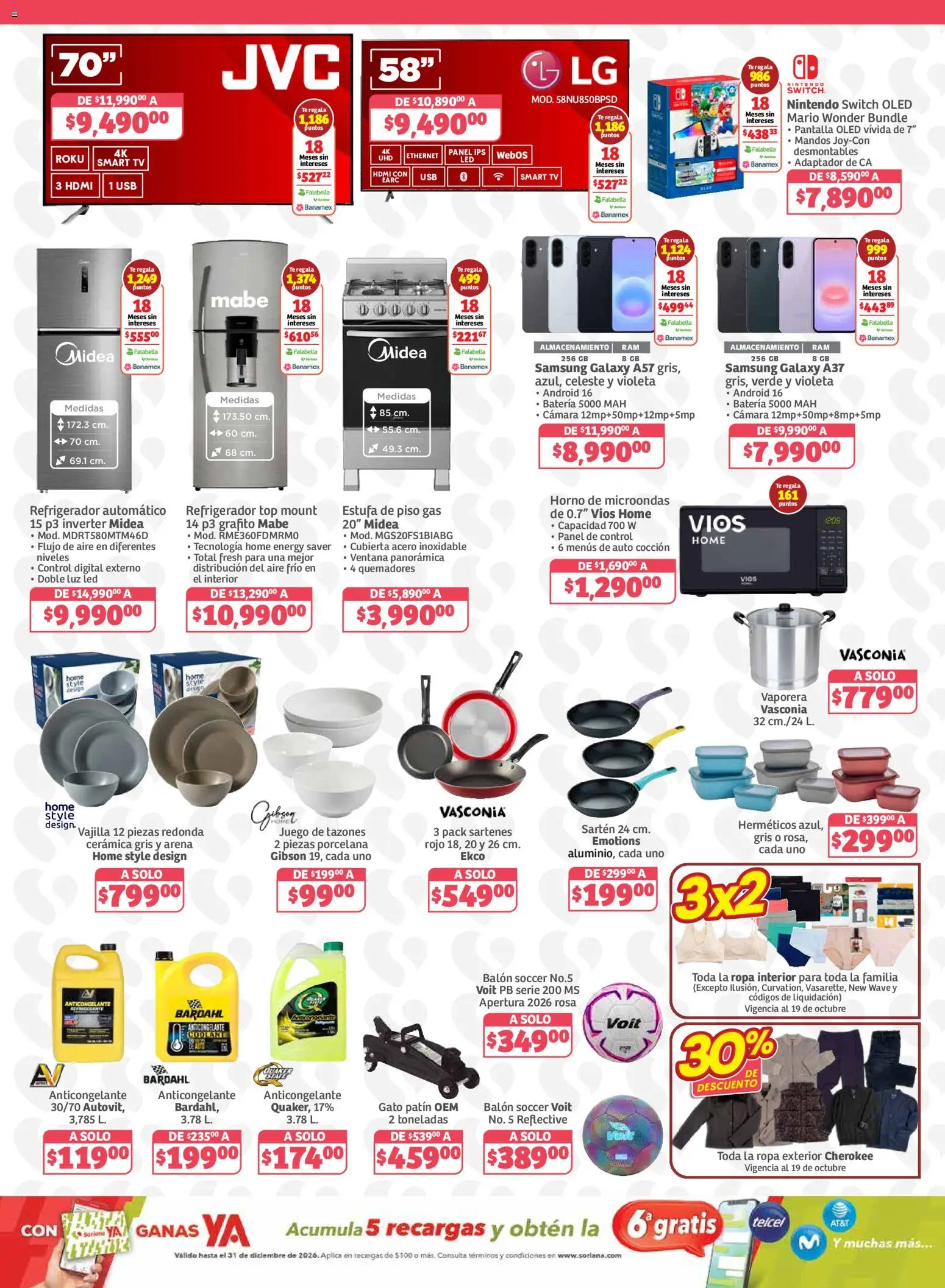 Nuevas ofertas de Soriana válidas en toda la República Mexicana desde el 16/10/2026. ¡Encuentra las mejores ofertas en Soriana folleto! | Página: 7