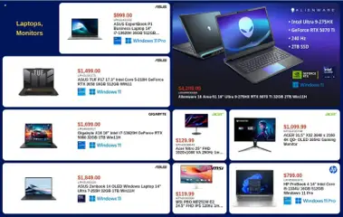 Preview of Canada Computers weekly flyer from shop Canada Computers valid from 01.05.2026 | Page: 4 | Products: Monitor