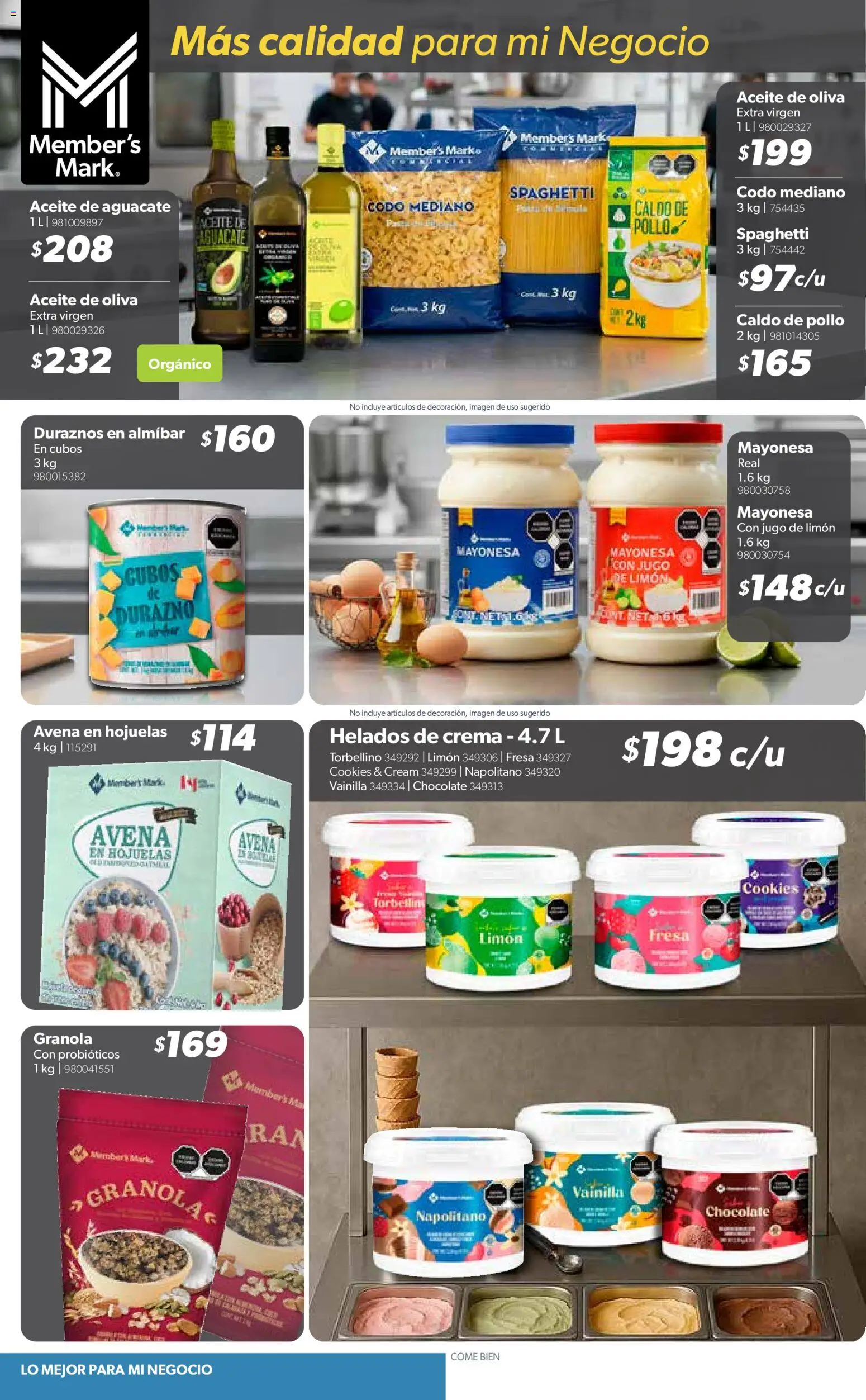 Nuevas ofertas de Sam's Club válidas en toda la República Mexicana desde el 03/03/2026. ¡Encuentra las mejores ofertas en Sam's Club catálogo! | Página: 8 | Productos: Aceite de oliva extra virgen, Mayonesa, Aguacate, Probióticos