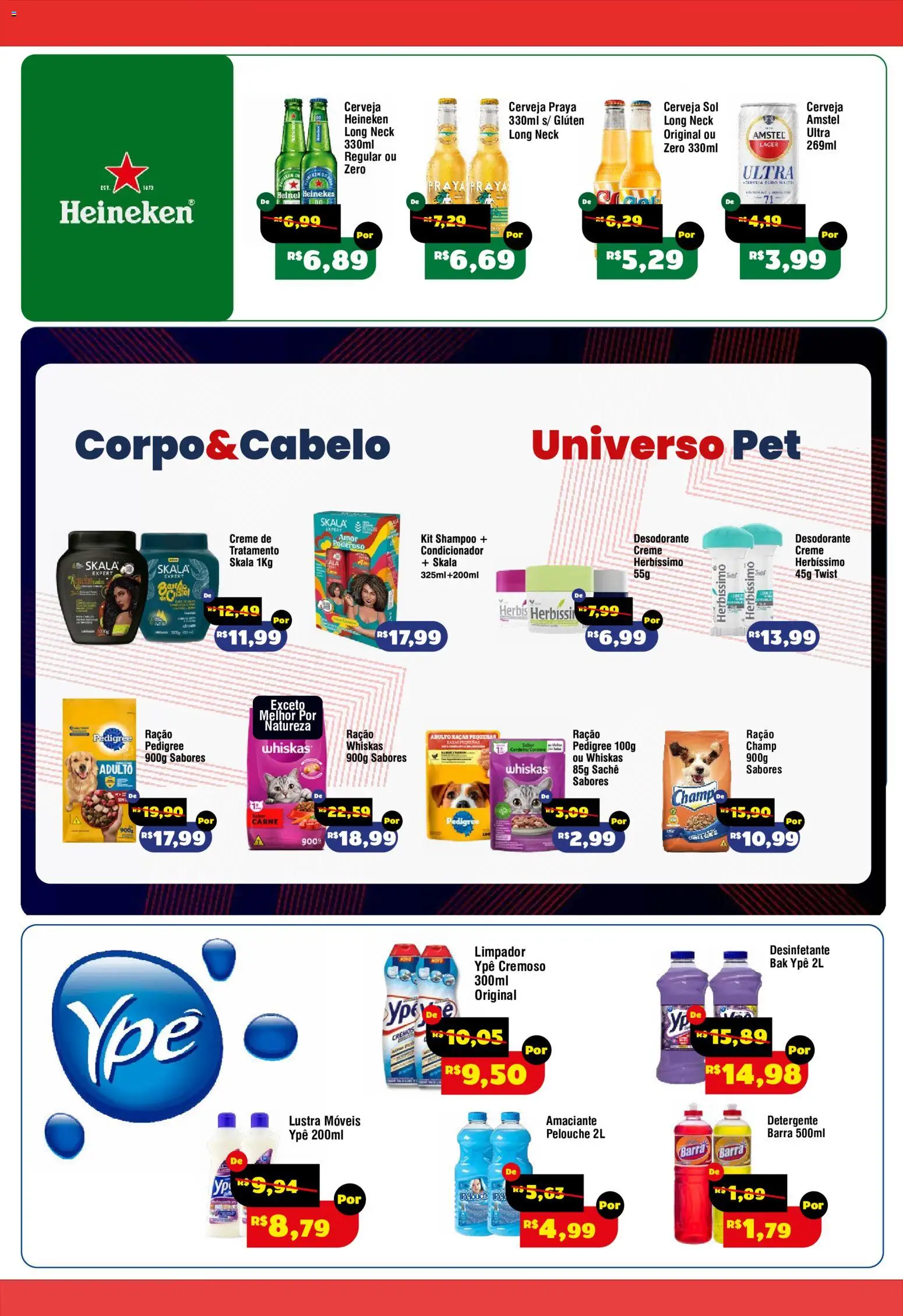 Royal Supermercados Folheto - válido de 10/08/2026 | Página: 13 | Produtos: Lustra móveis, Desodorante, Heineken, Creme