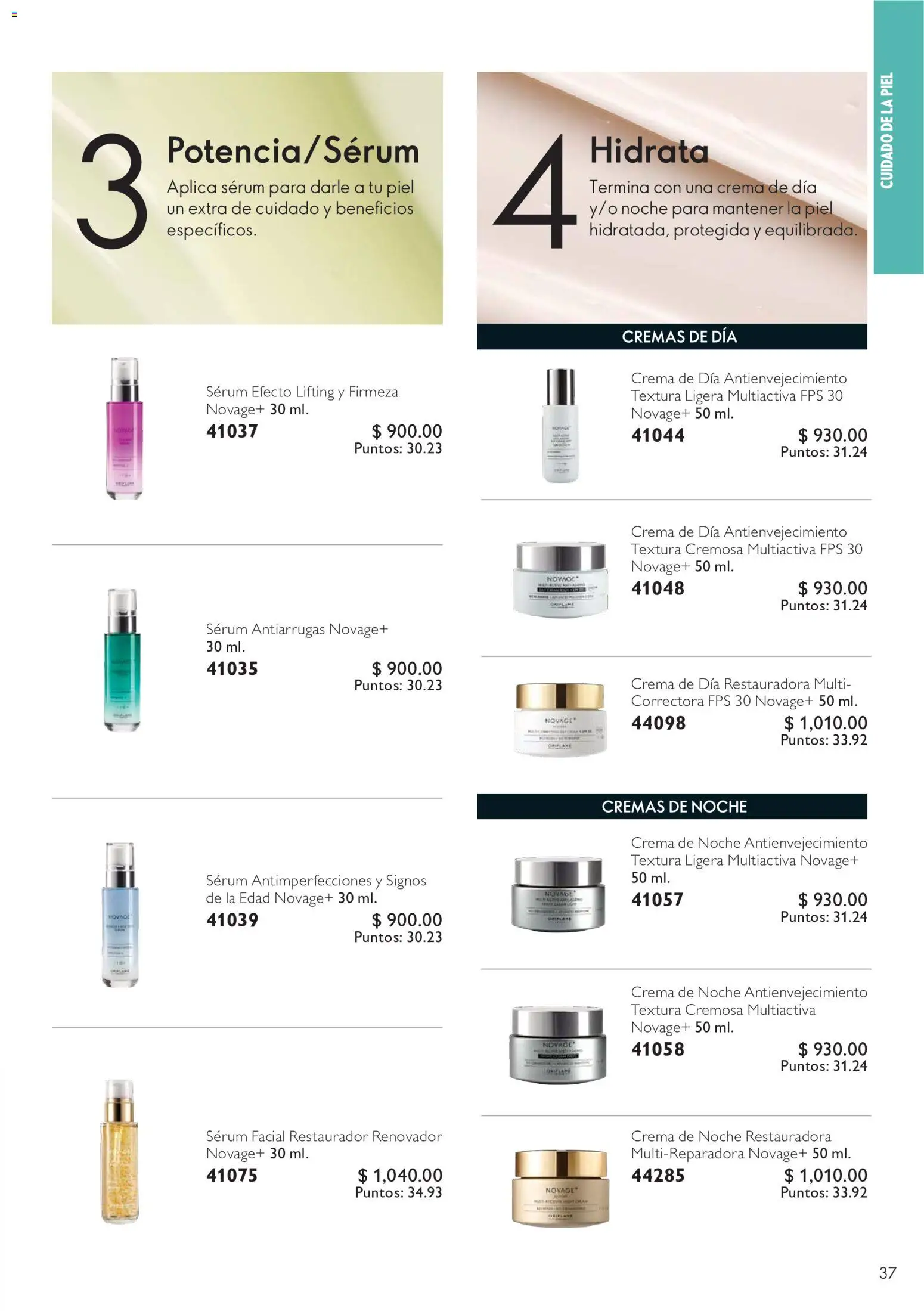 Nuevas ofertas de Oriflame válidas en toda la República Mexicana desde el 12/09/2026. ¡Encuentra las mejores ofertas en Oriflame campaña 13 2026! | Página: 37 | Productos: Serum, Crema