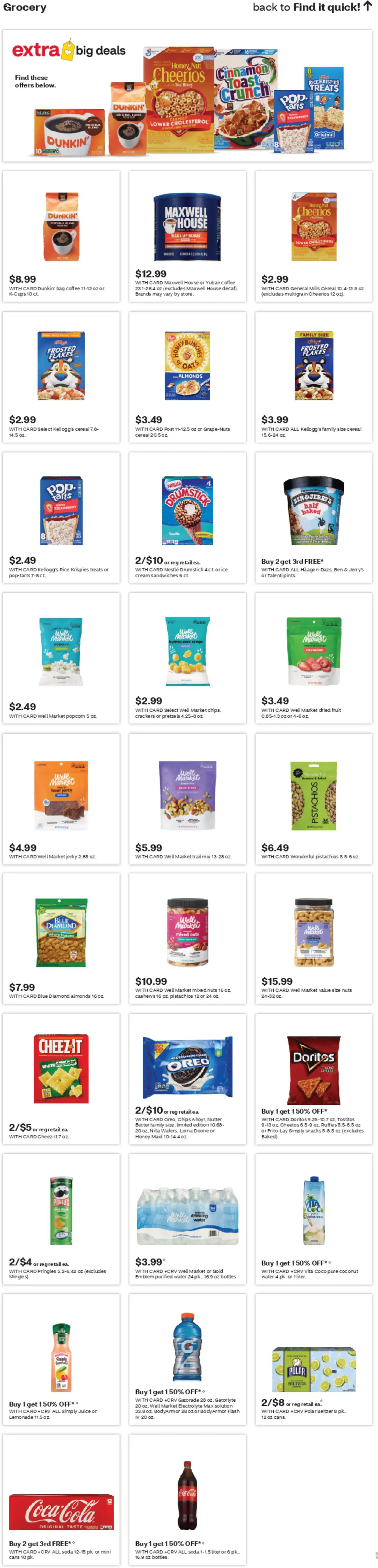 CVS Pharmacy Weekly Ad - PA - valid from 19.04.2026 | Page: 18 | Products: Butter, Rice, Chips, Cream