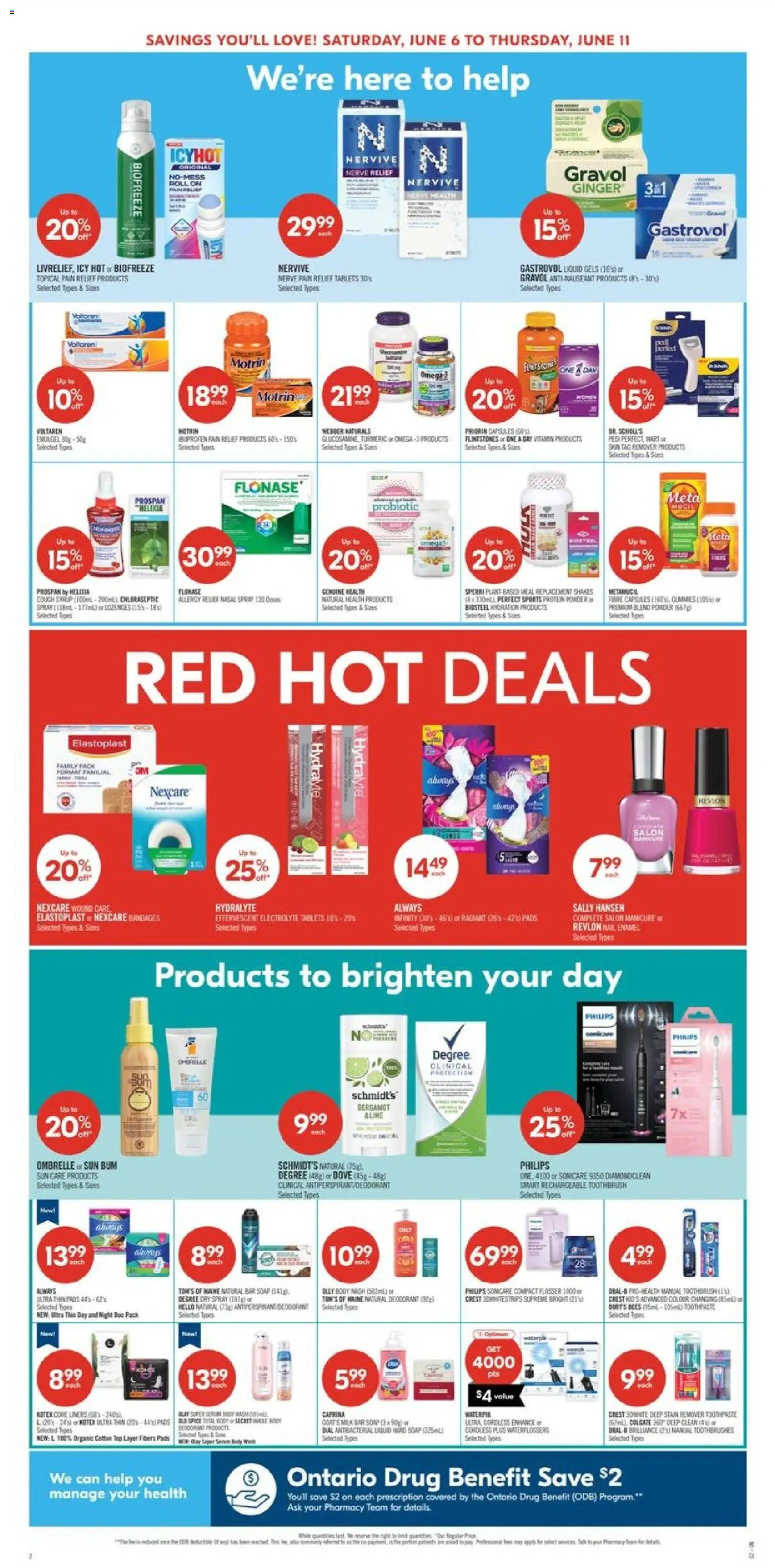 Shoppers flyer valid from 05.06.2026 | Page: 3 | Products: Powder, Soap, Toothpaste, Milk