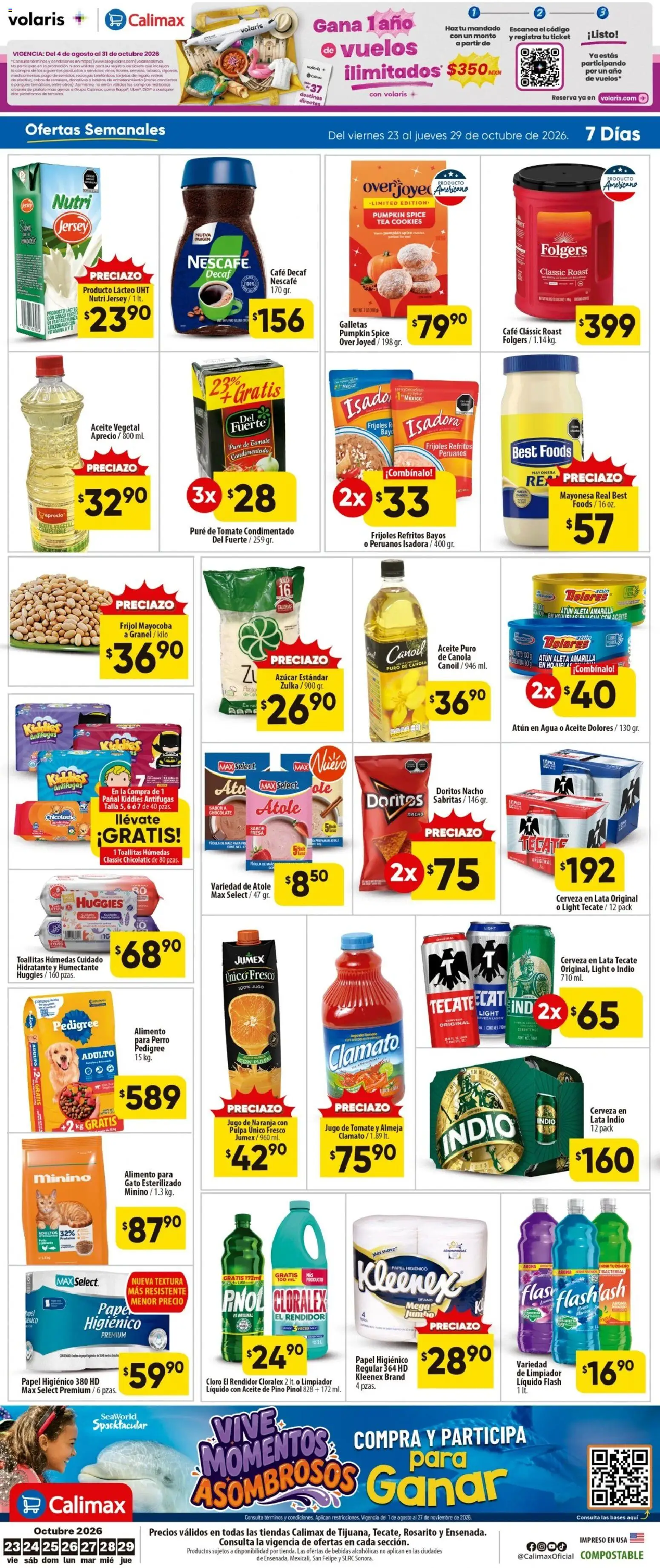 Nuevas ofertas de Calimax válidas en toda la República Mexicana desde el 23/10/2026. ¡Encuentra las mejores ofertas en Calimax folleto! | Página: 6