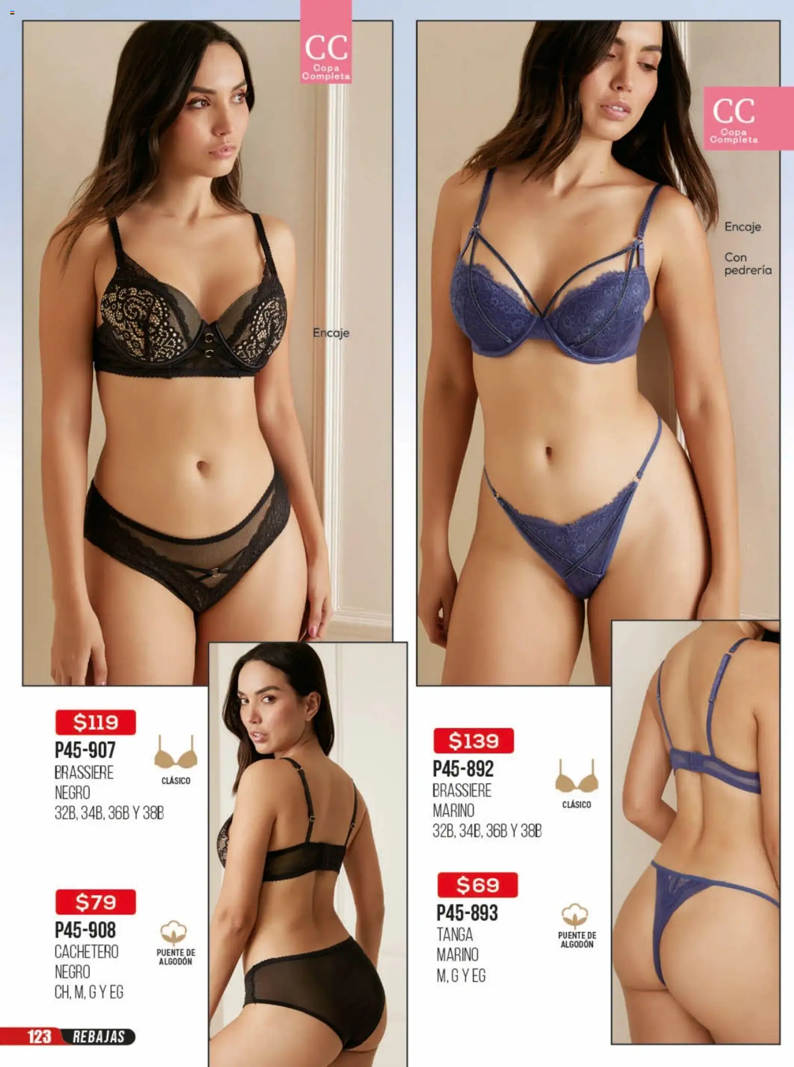 Nuevas ofertas de Cklass válidas en toda la República Mexicana desde el 23/06/2026. ¡Encuentra las mejores ofertas en Cklass catálogo Rebajas sobre rebajas ropa! | Página: 124 | Productos: Algodón, Cachetero