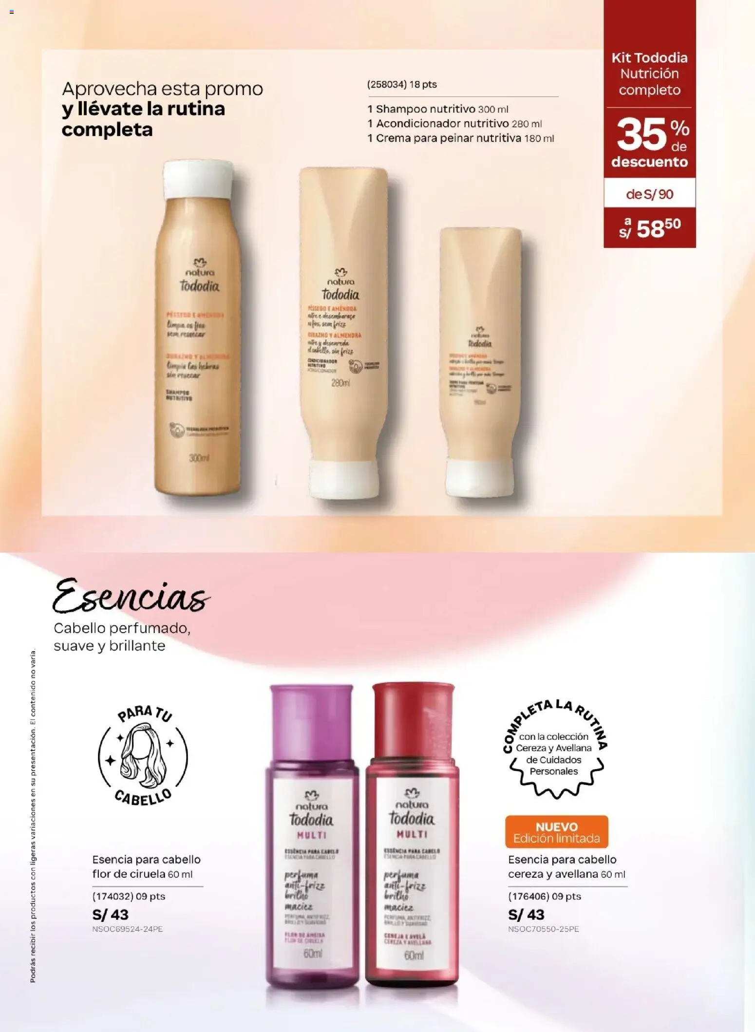 Catálogo Natura válido desde 24.05.2026 | Página: 133 | Productos: Shampoo, Acondicionador, Crema