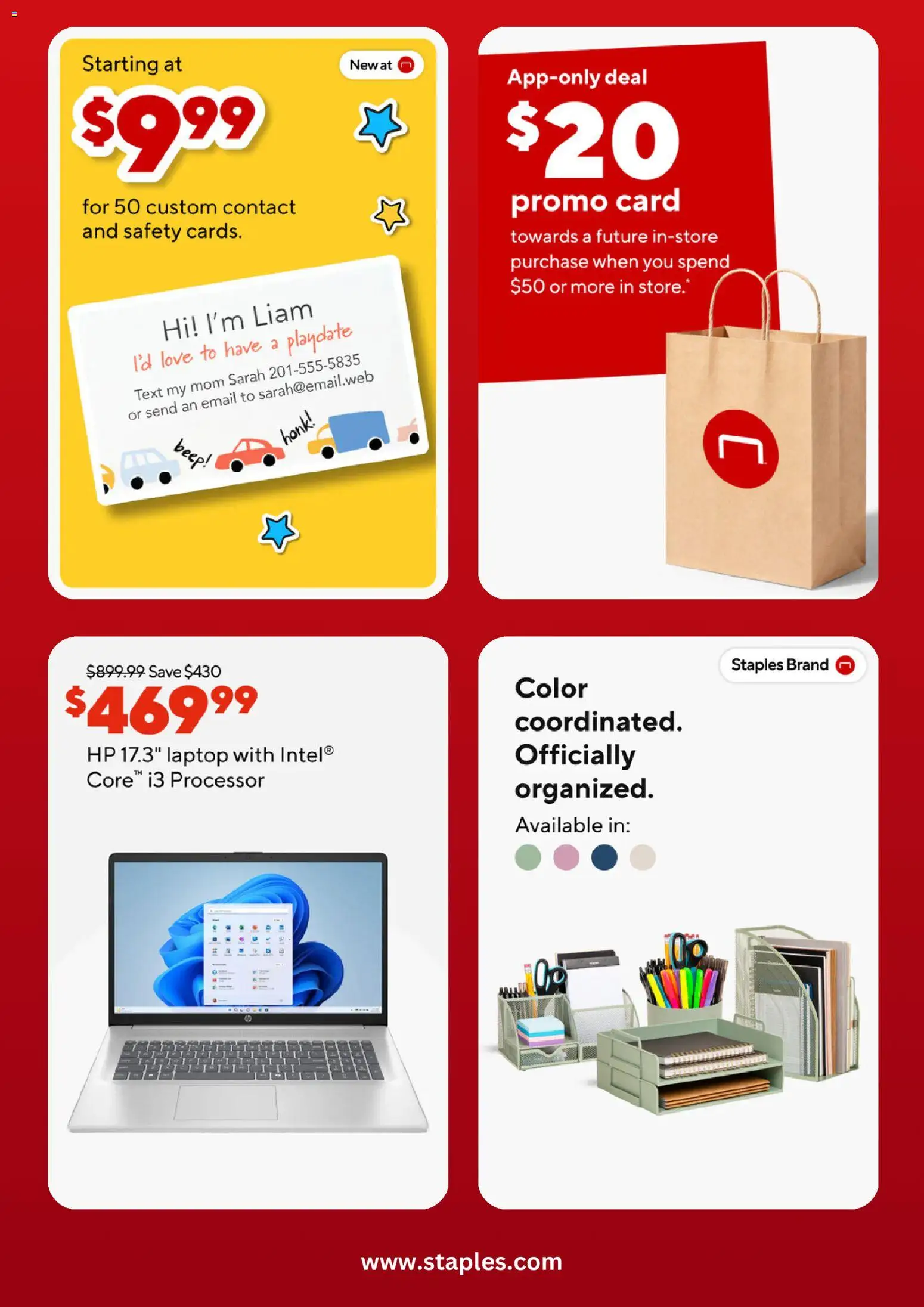 Staples Weekly Ad - valid from 09/15/2026 | Page: 5 | Products: Laptop