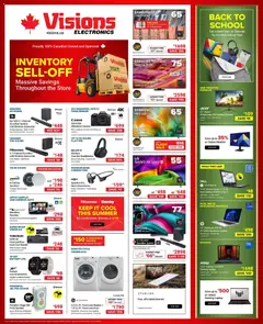 Preview of Visions weekly flyer / circulaire from shop Visions valid from Jul 31, 2026