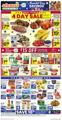 Preview of Shaw's weekly ads valid from 22.05.2026