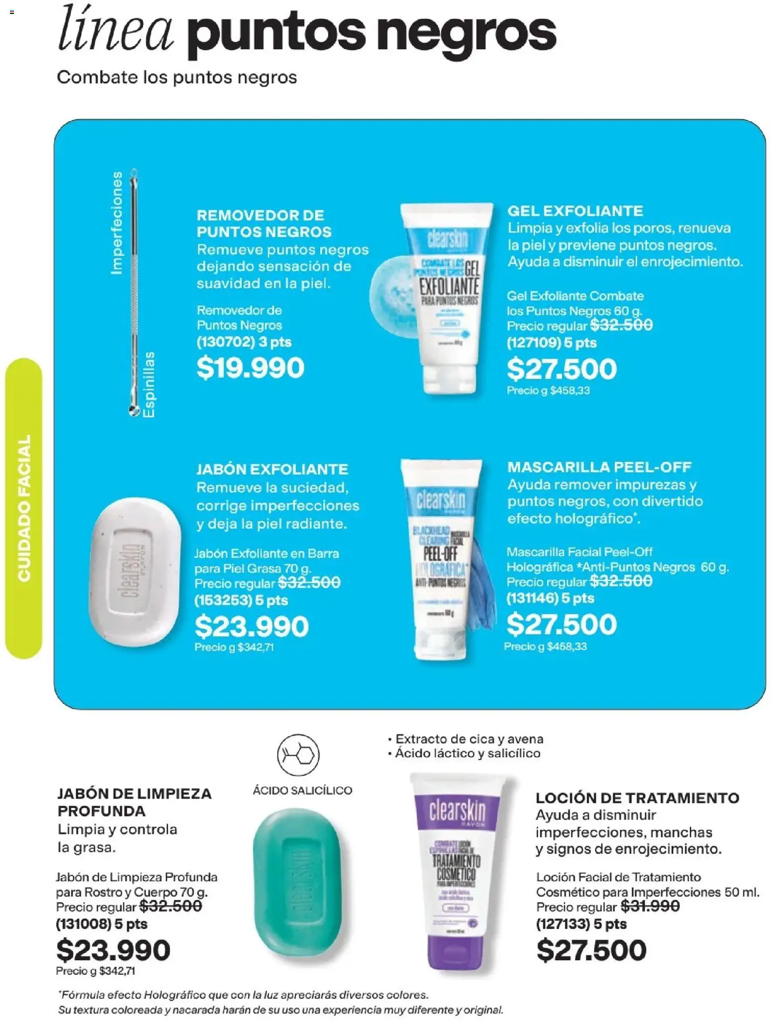 Avon revista - valida desde el 15/07/2026 | Página: 131 | Productos: Avena, Loción, Mascarilla, Jabón