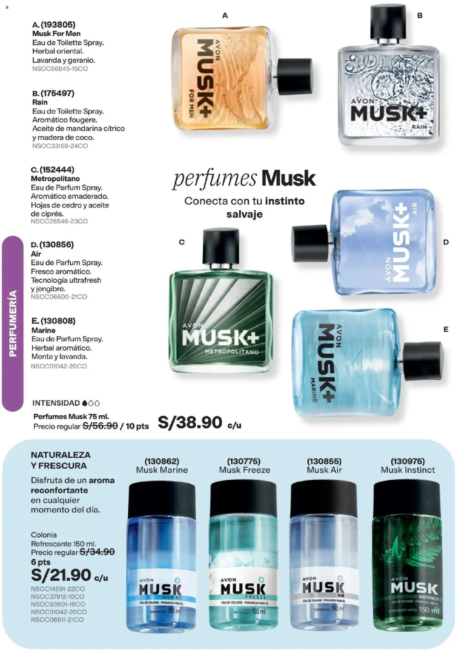 Catálogo Avon válido desde 11/08/2026 | Página: 101 | Productos: Perfumes, Aceite, Fragancia, EAU de Toilette