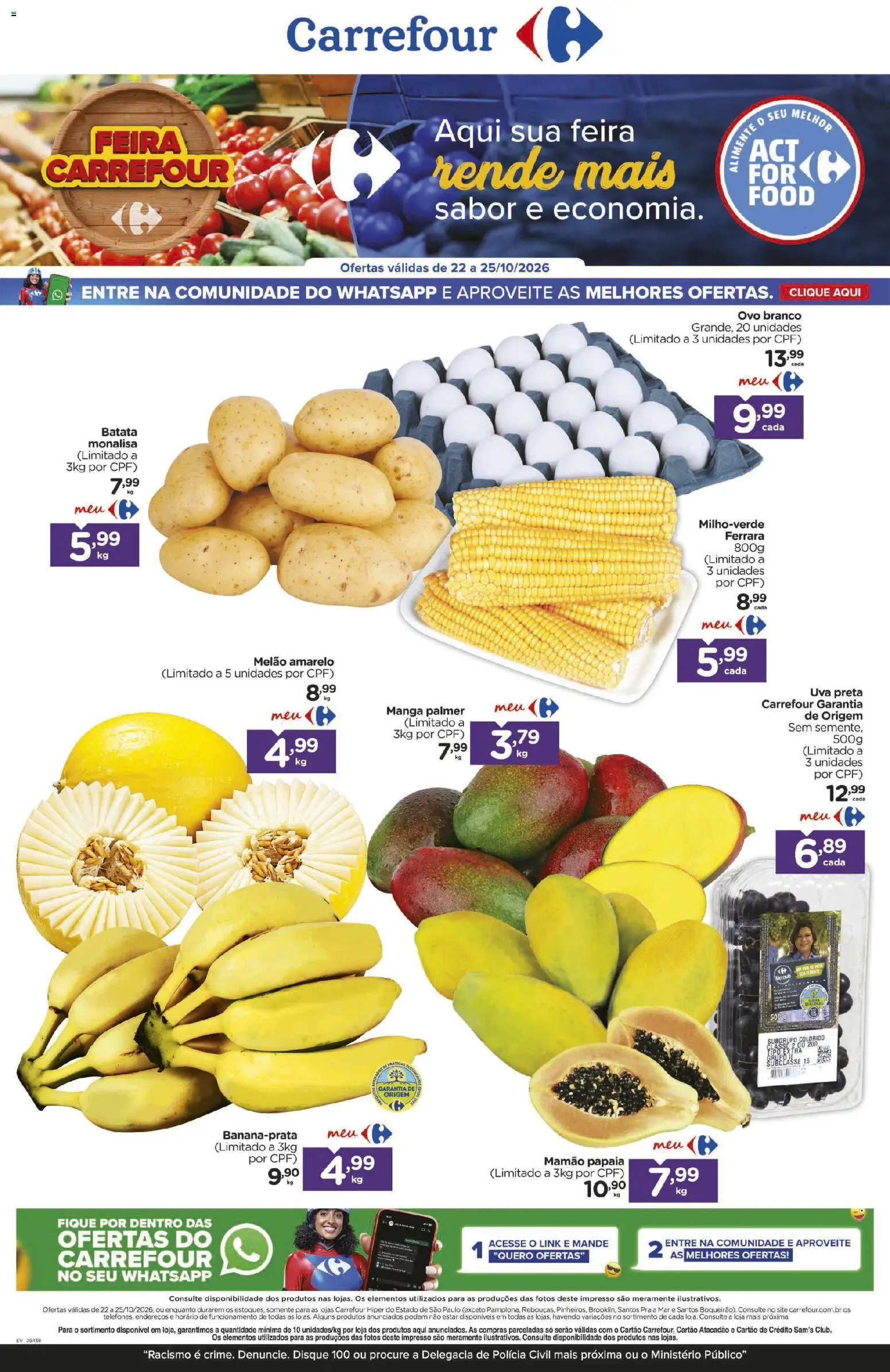 Carrefour Folheto - válido de 22/10/2026 | Página: 1