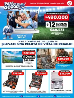 Vista previa Vital - Especial día del padre válido desde el 13.06.2026 | Página: 2 | Productos: Sobre, Llave, Papa, Pelota