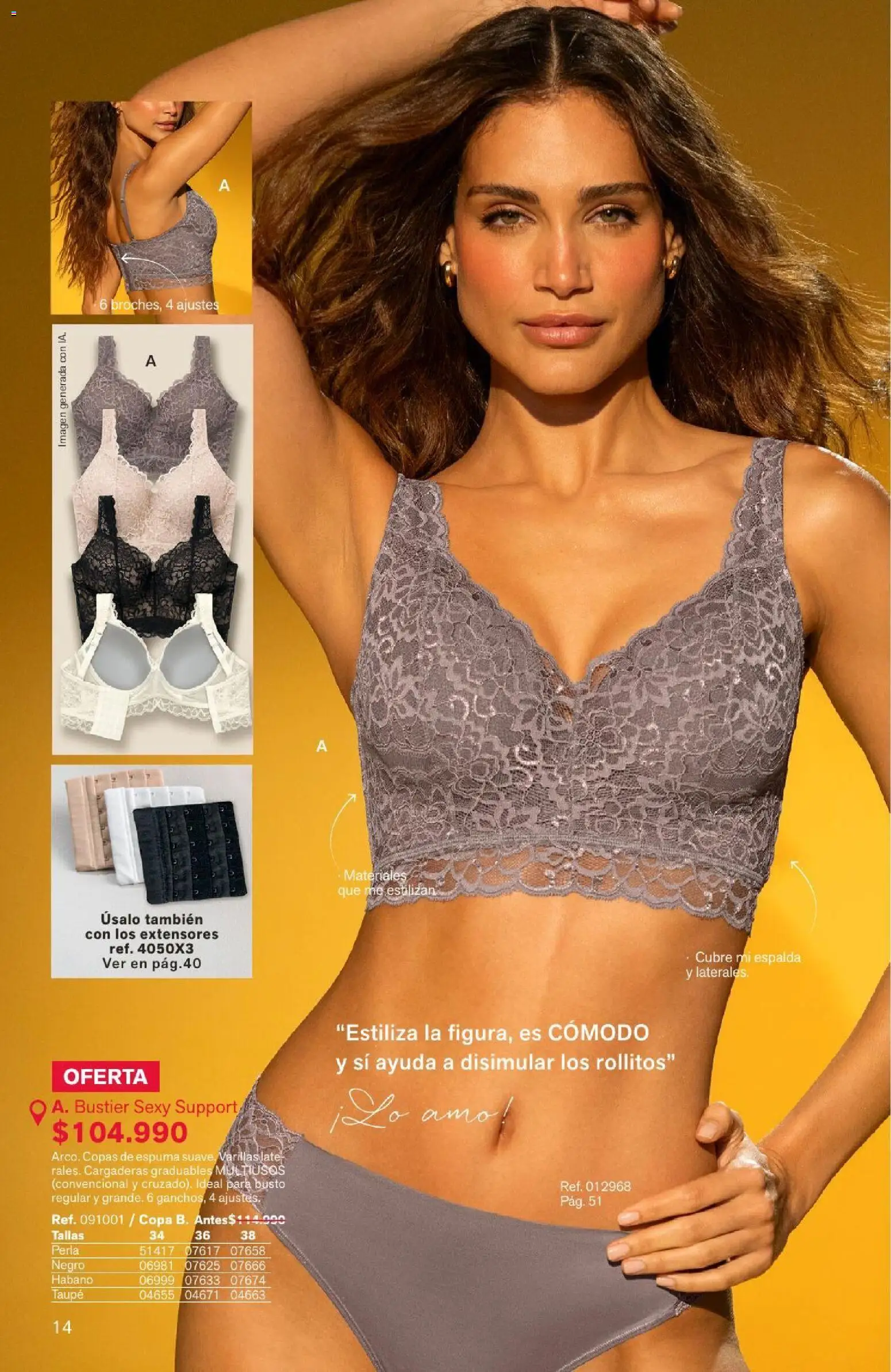 Leonisa revista - valida desde el 04/08/2026 | Página: 14 | Productos: Espuma
